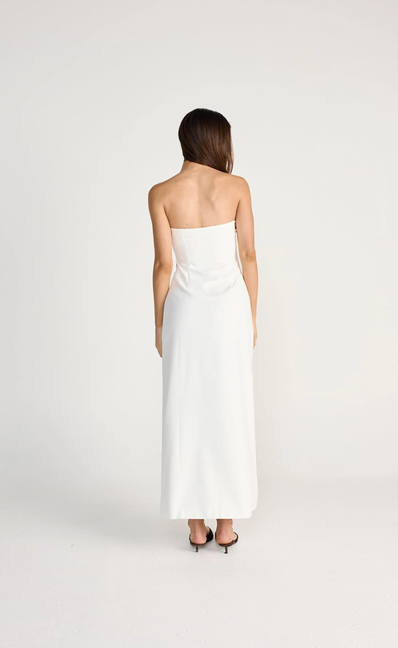 Mariza Maxi Dress (White) - Image 8