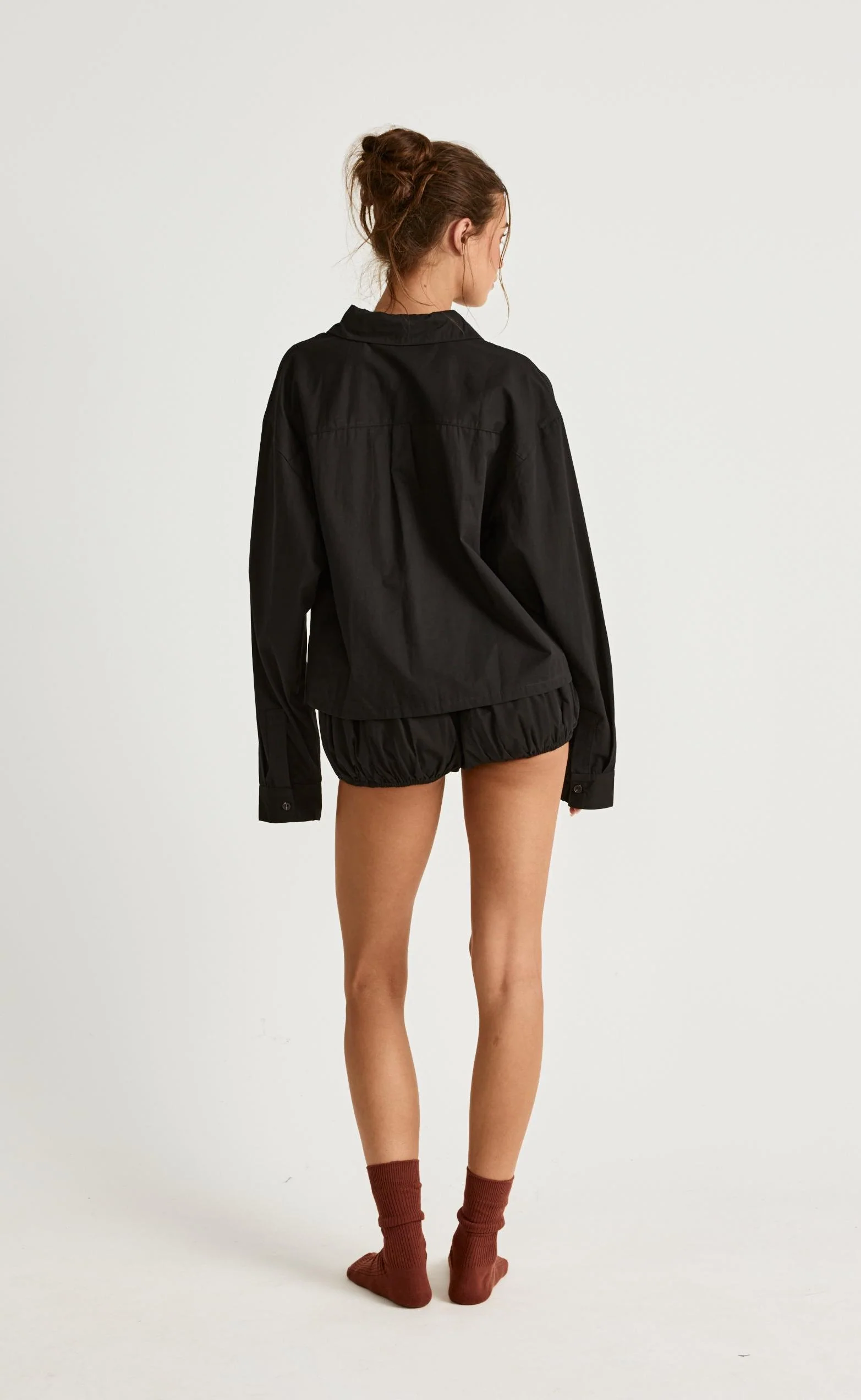 Marly Long Sleeve Shirt (Black) - Image 4