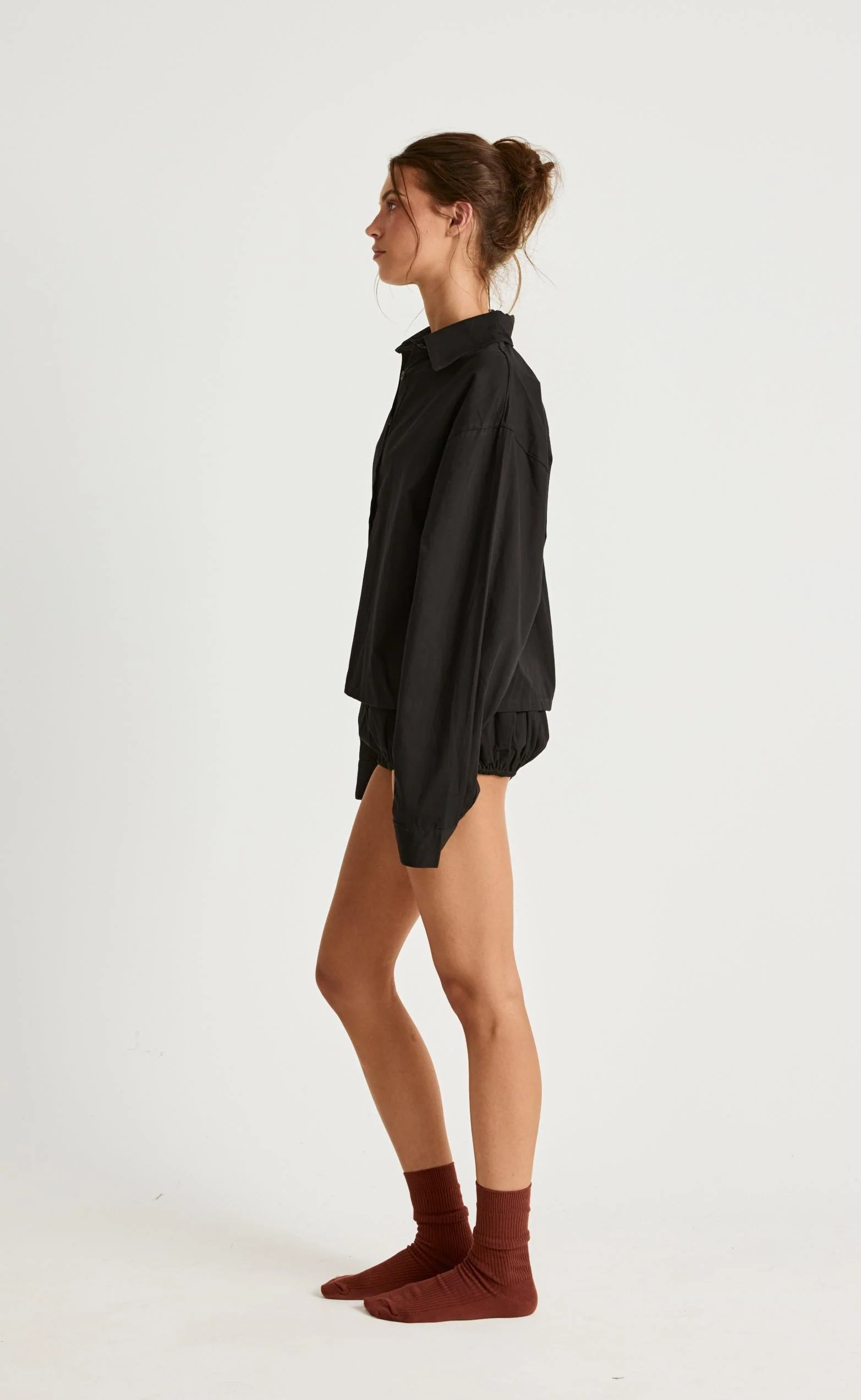 Marly Long Sleeve Shirt (Black) - Image 6