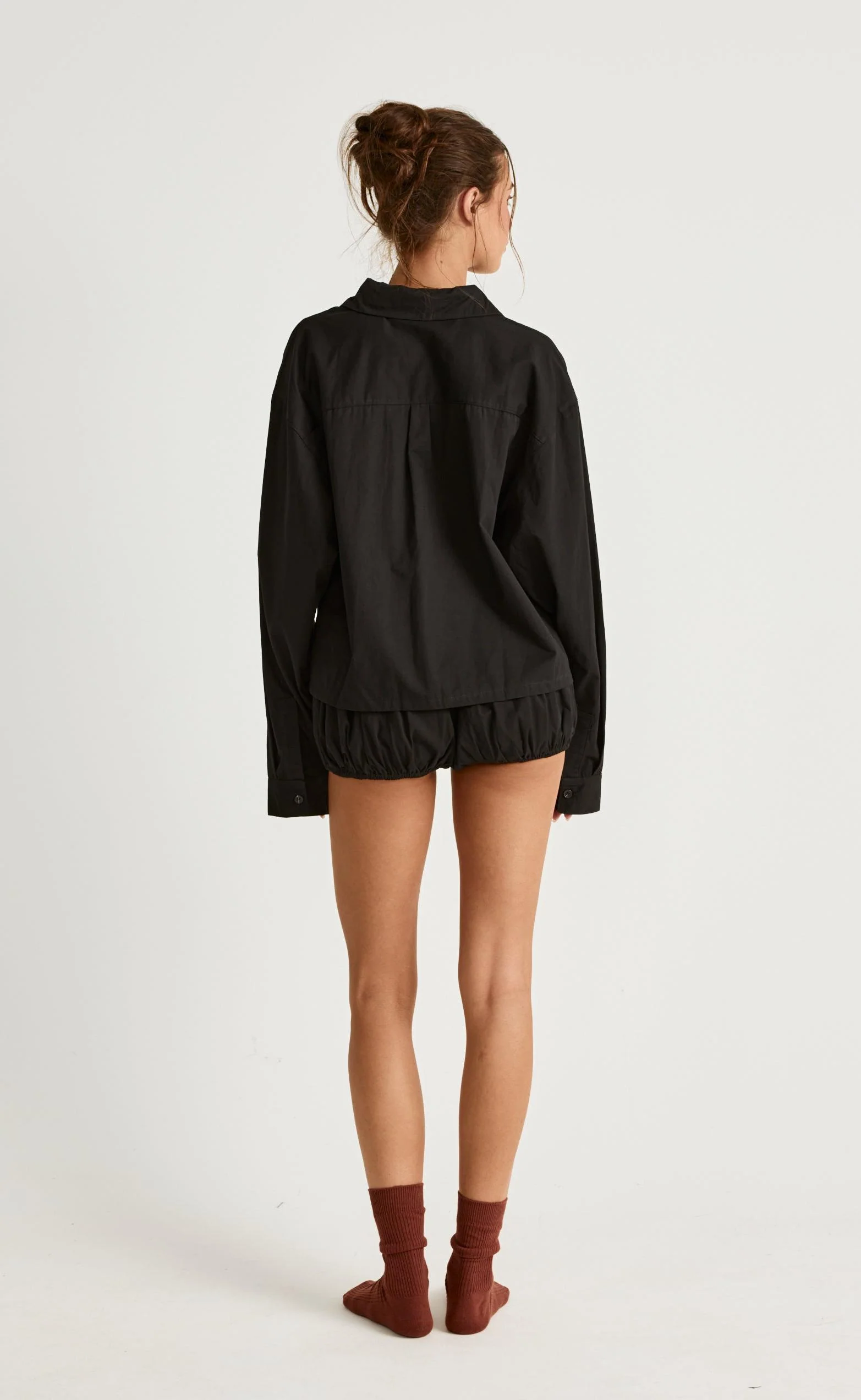 Marly Long Sleeve Shirt (Black) - Image 7