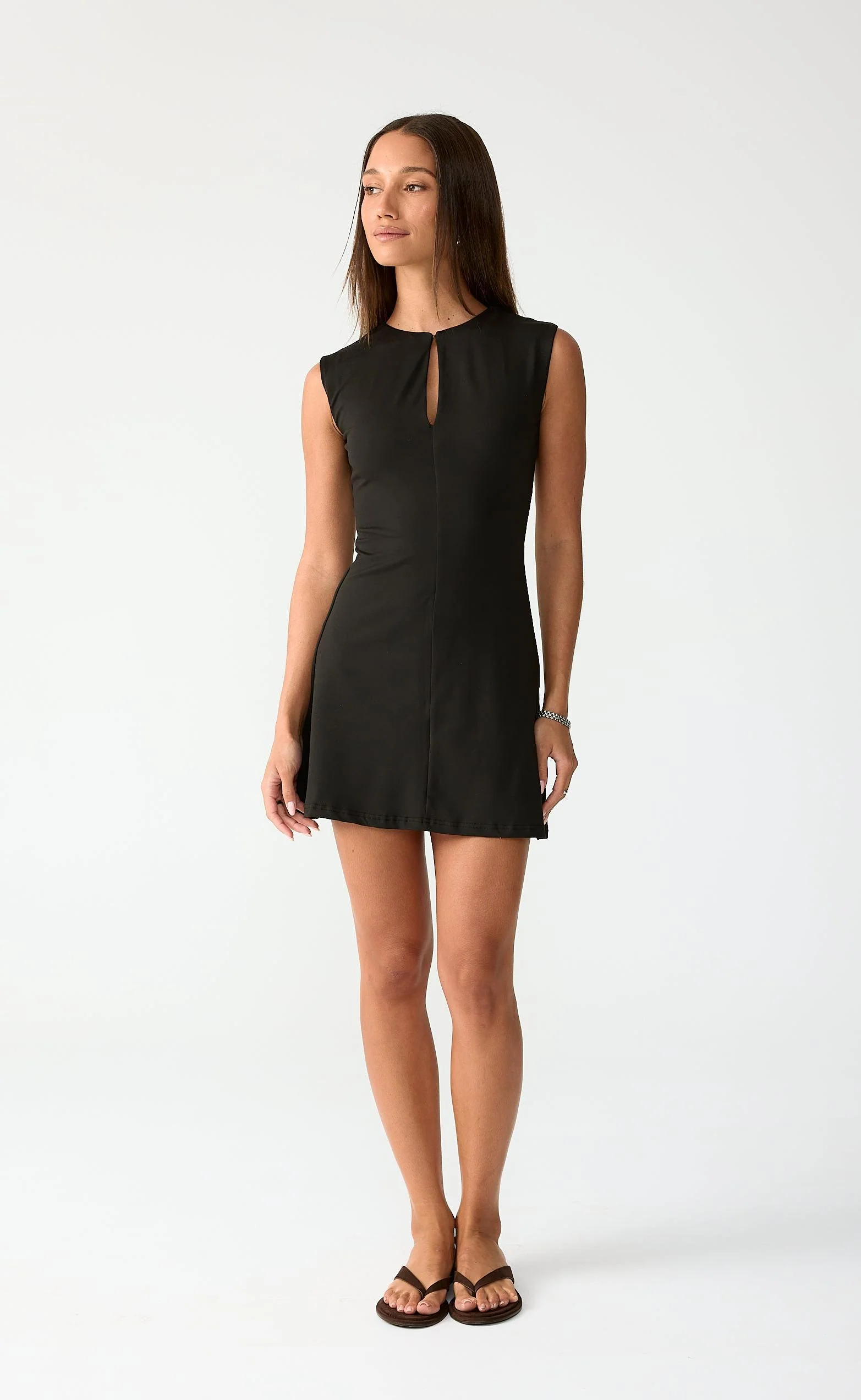 Matira Mini Dress (Black) - Image 5