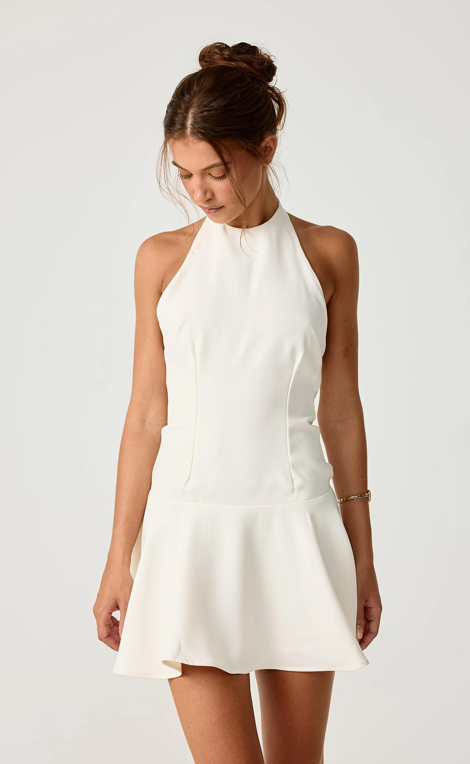 Meet Me Mini Dress (Cream) - Image 3