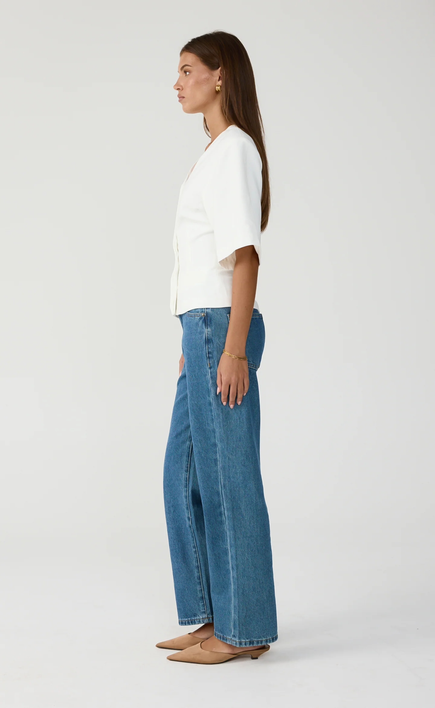 Meetings Top (Off White) - Image 4