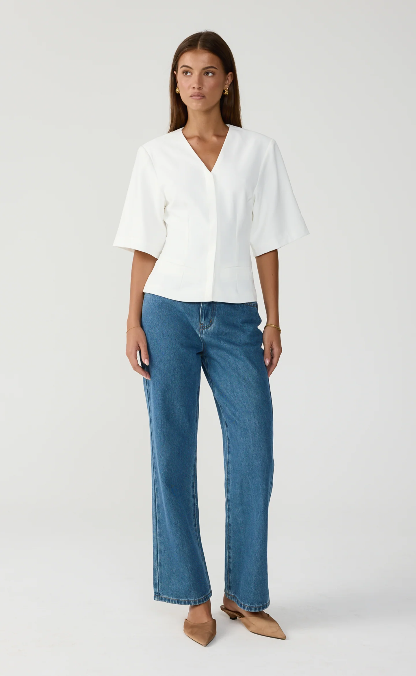 Meetings Top (Off White) - Image 6