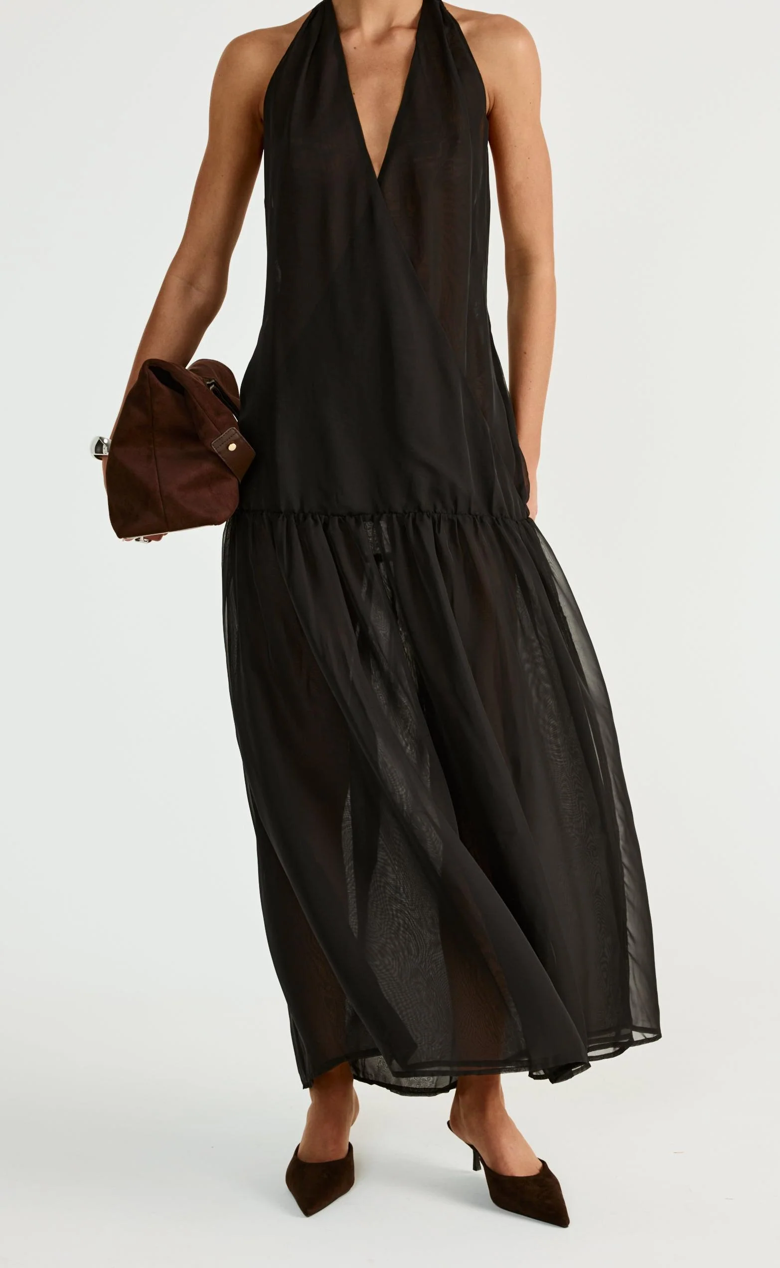 Memphis Maxi Dress (Black) - Image 5
