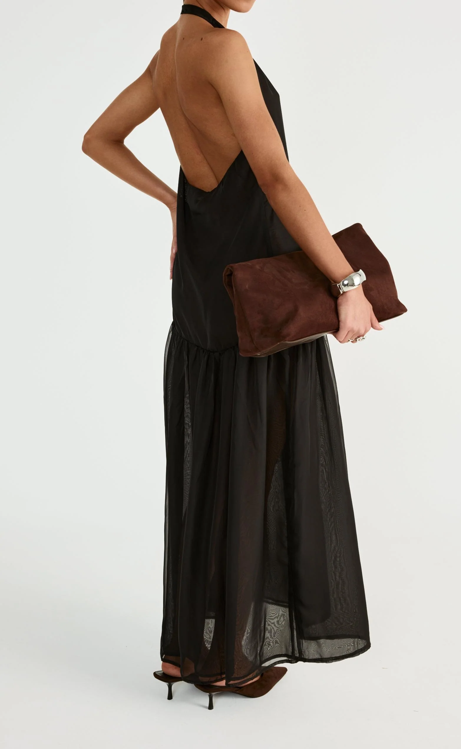 Memphis Maxi Dress (Black) - Image 7