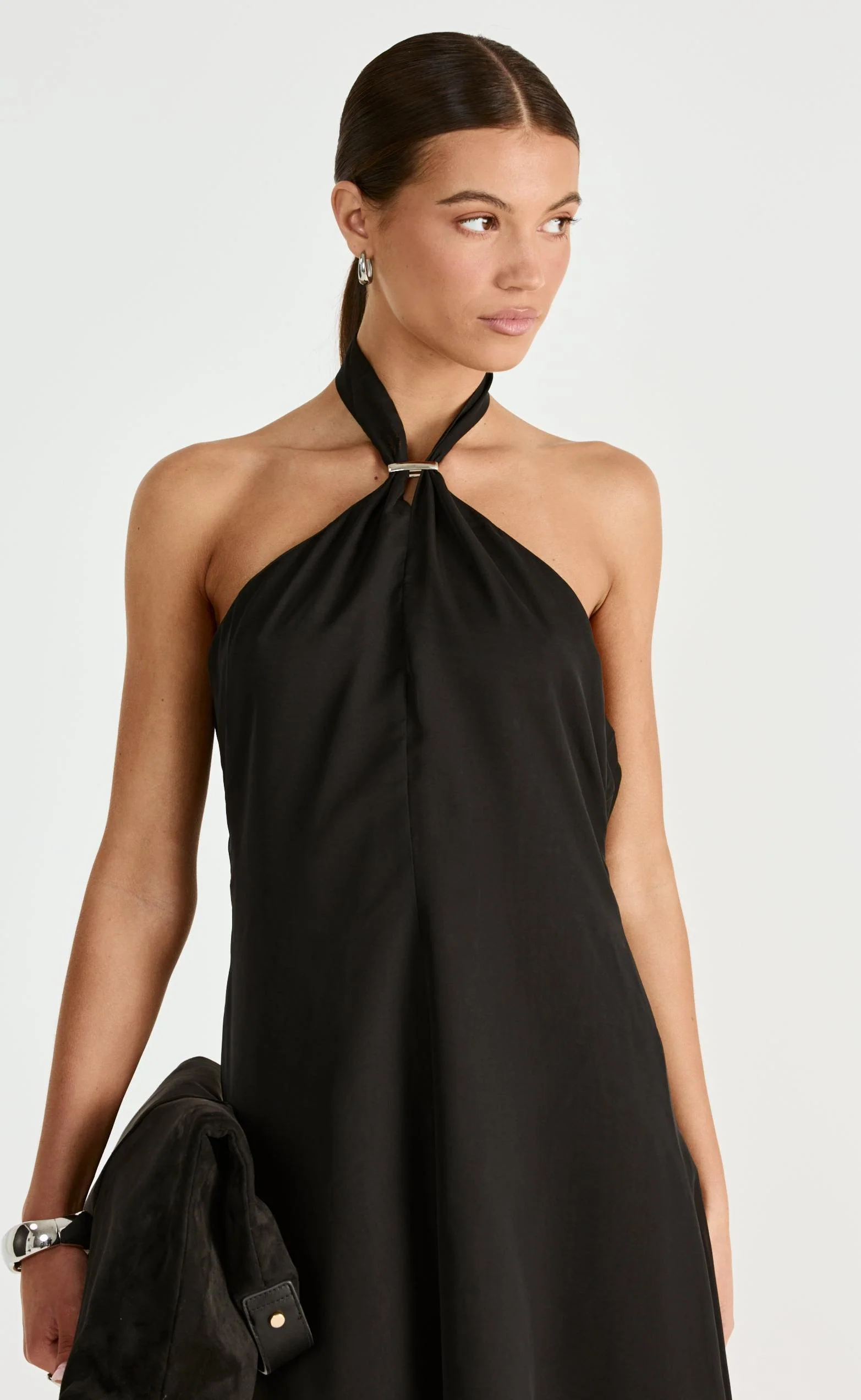 Merritt Midi Dress (Black) - Image 4