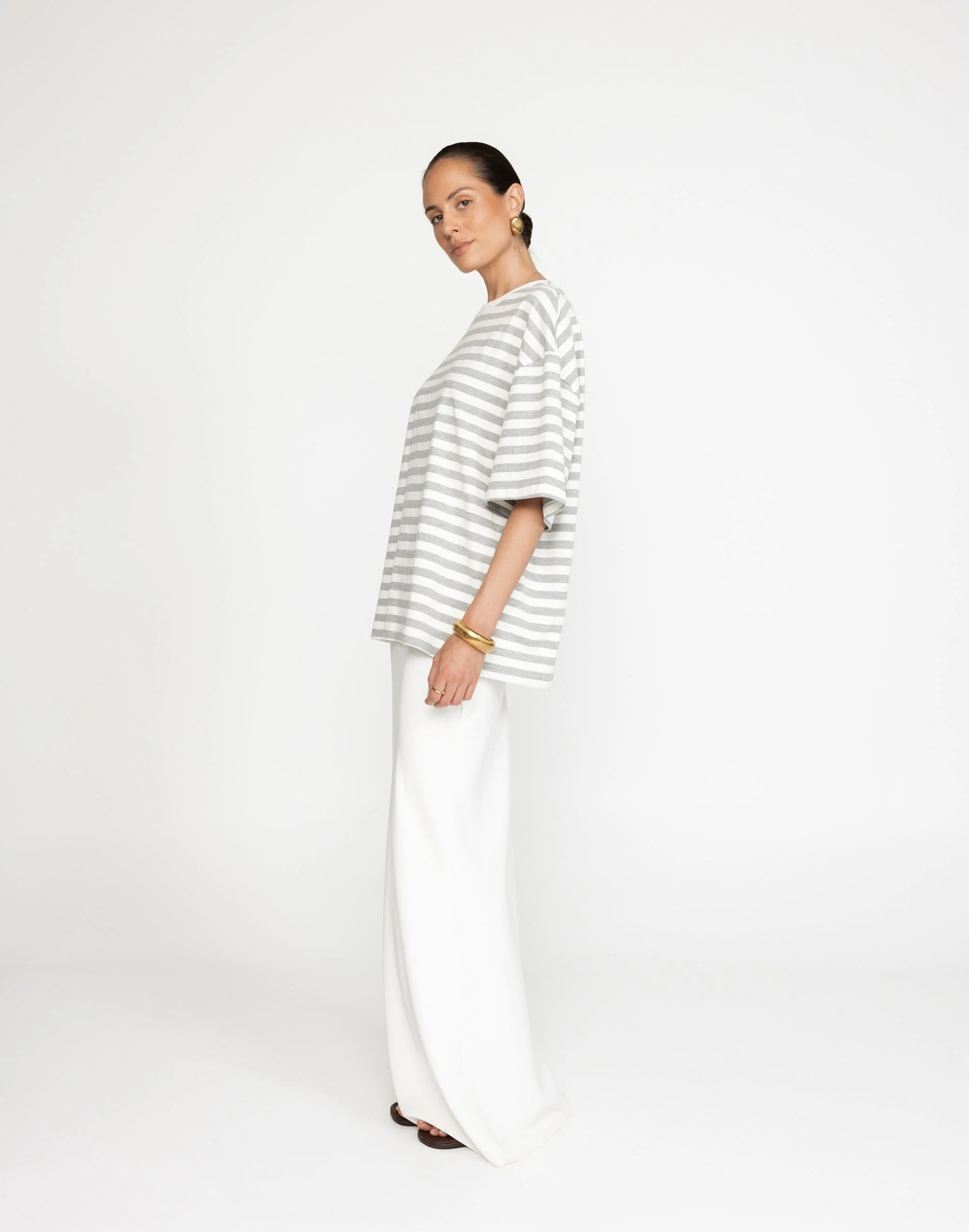 Meya Top (Grey Stripe) - Image 5