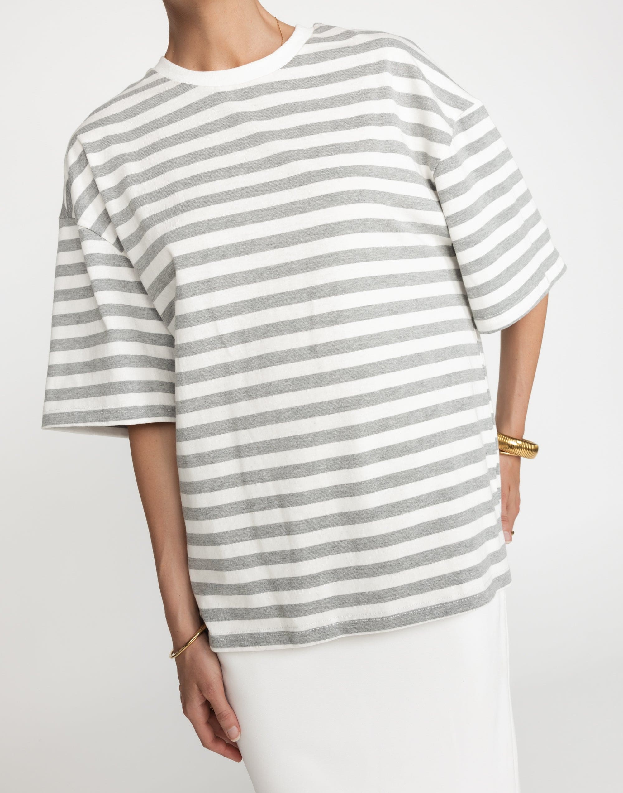 Meya Top (Grey Stripe) - Image 8