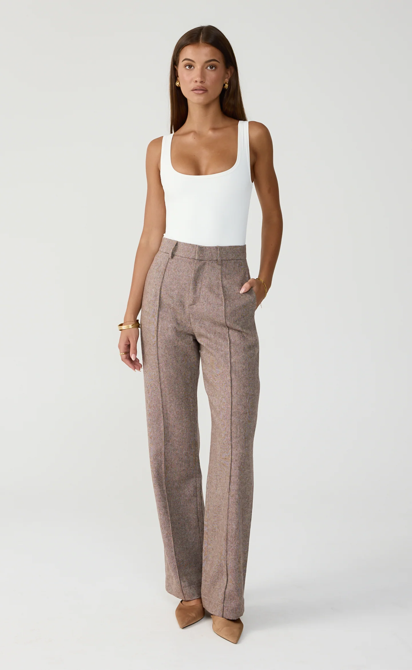 Midweek Pants (Mocha Texture) - Image 5