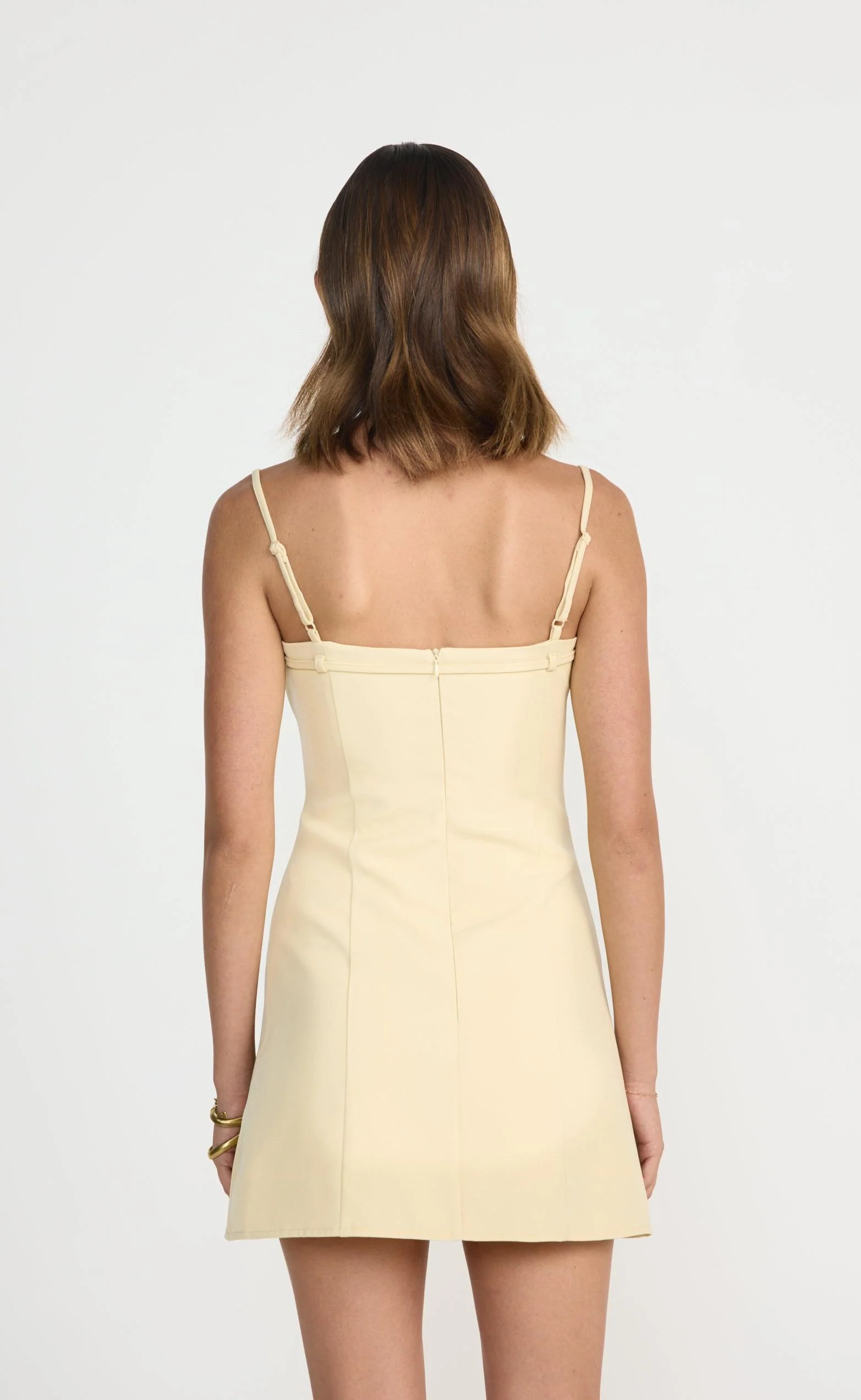 Milly Mini Dress (Buttermilk) - Image 3