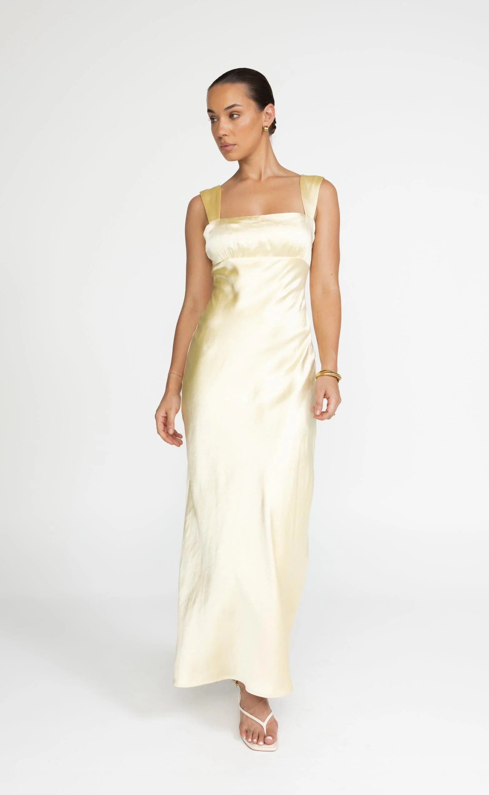 Mimosa Maxi Dress (Lemon) - Image 4
