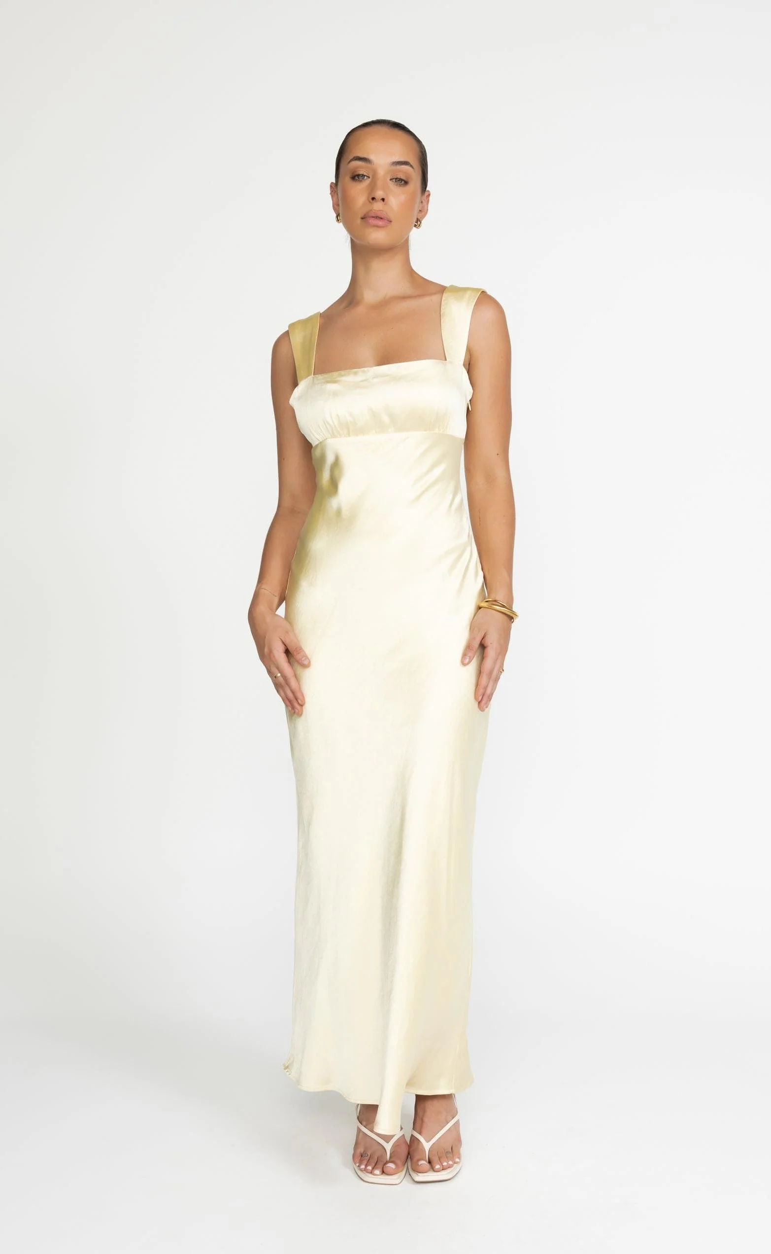 Mimosa Maxi Dress (Lemon) - Image 5