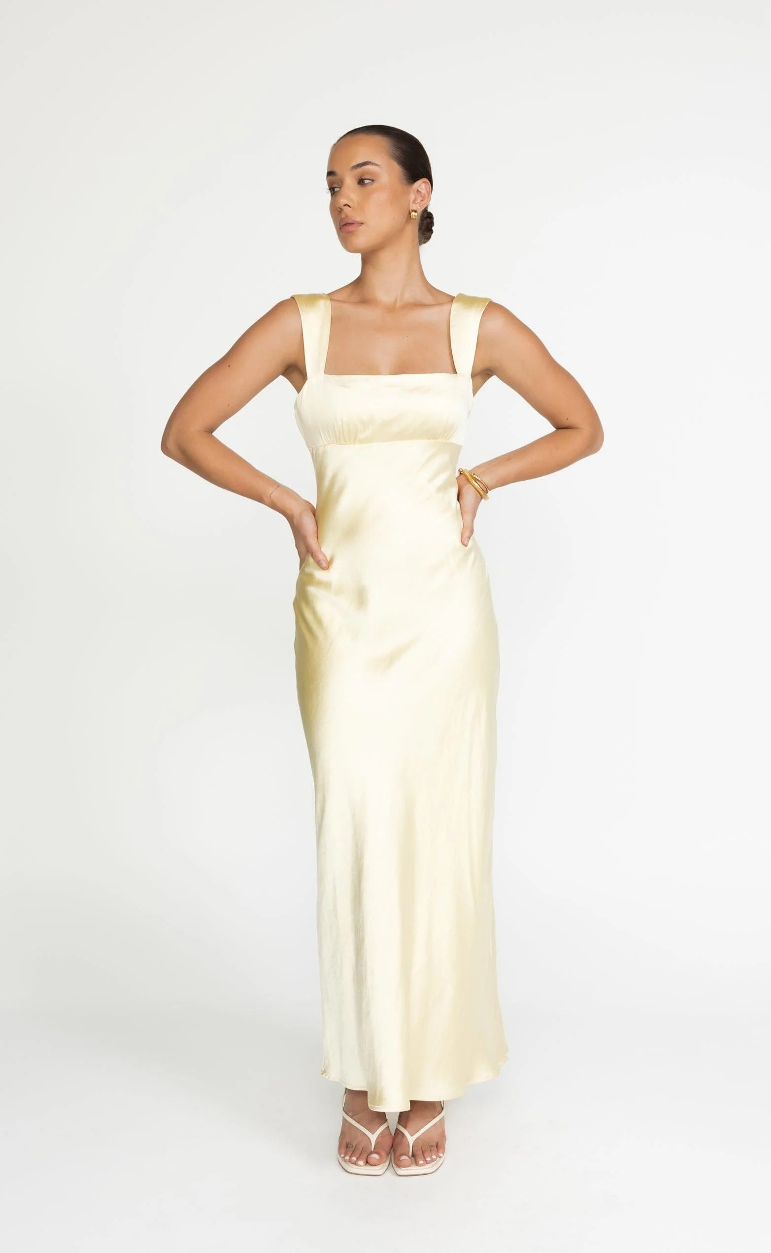 Mimosa Maxi Dress (Lemon) - Image 6