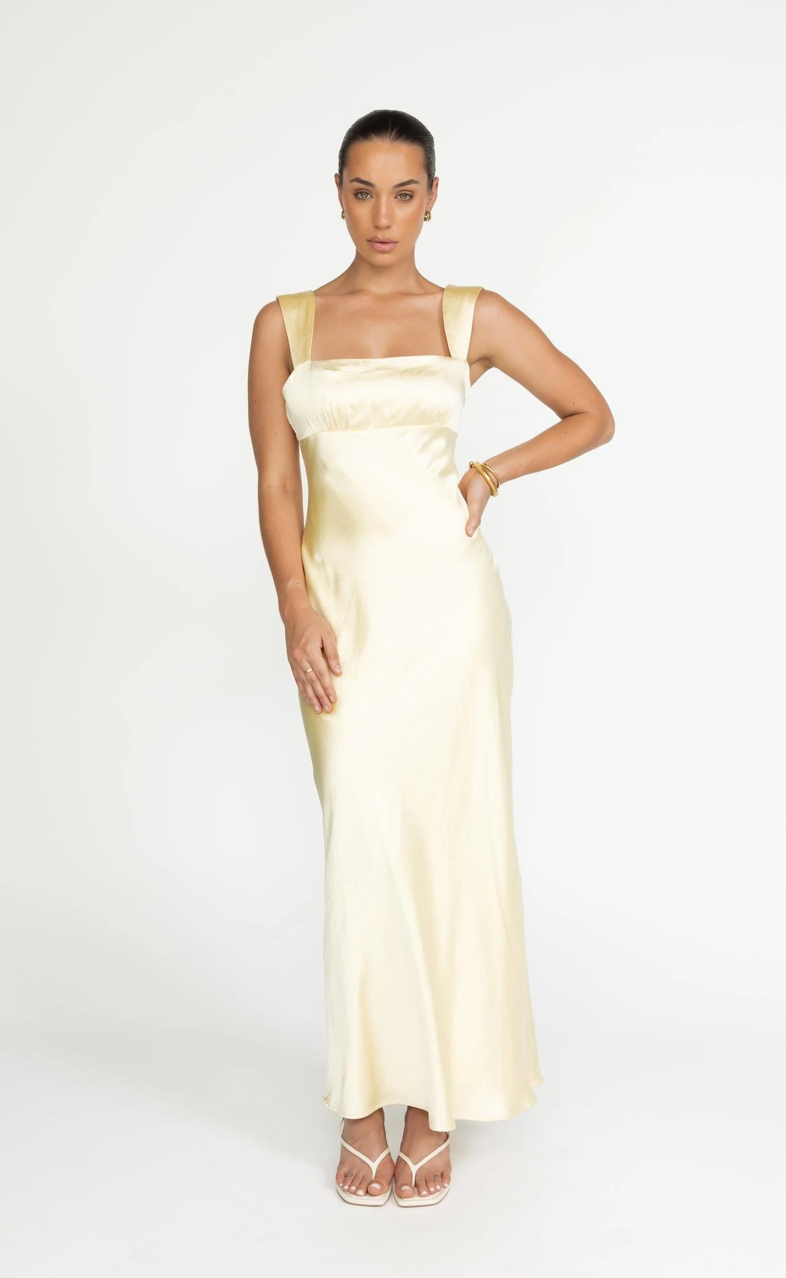 Mimosa Maxi Dress (Lemon) - Image 7