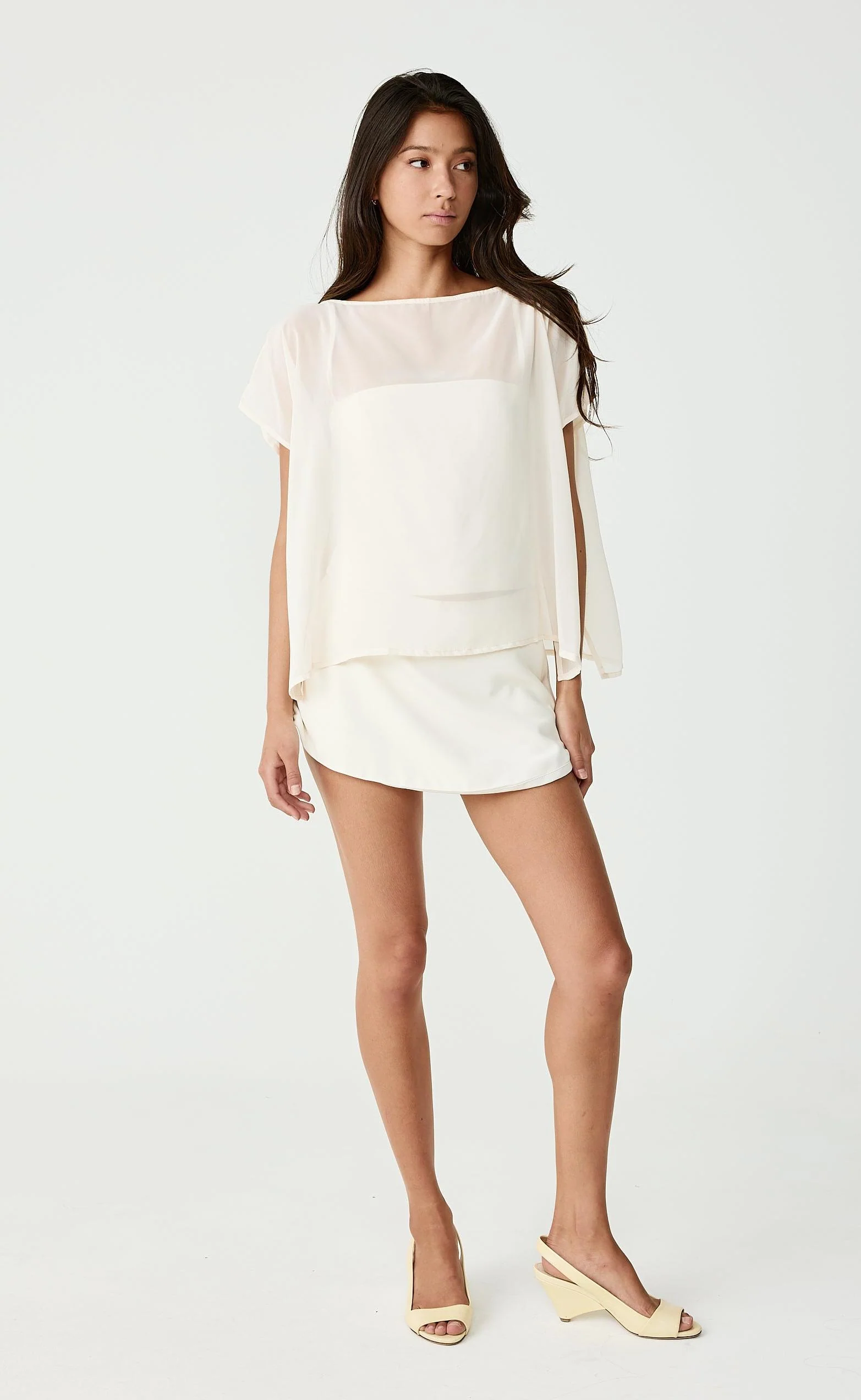 Mio Mini Skort (Cream) - Image 3