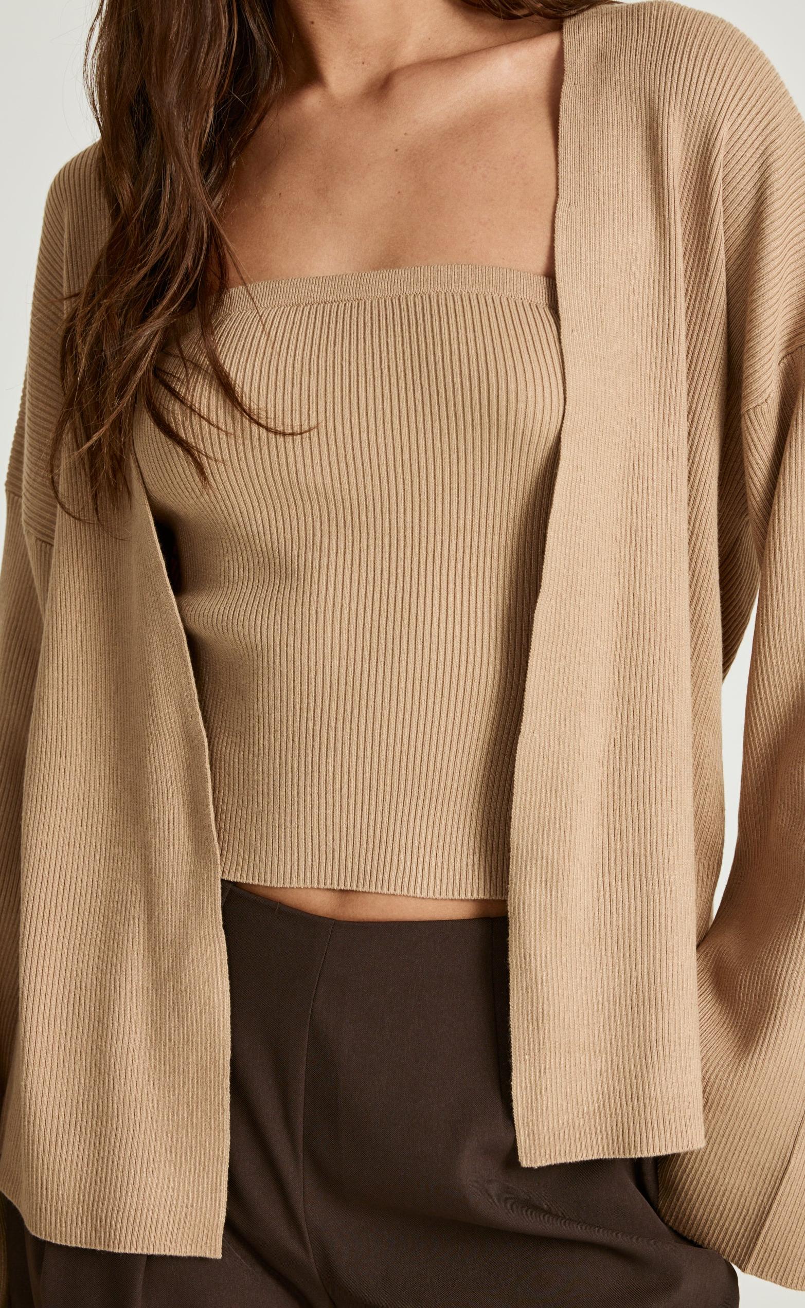 Monet Cardigan (Dark Sand) - Image 4