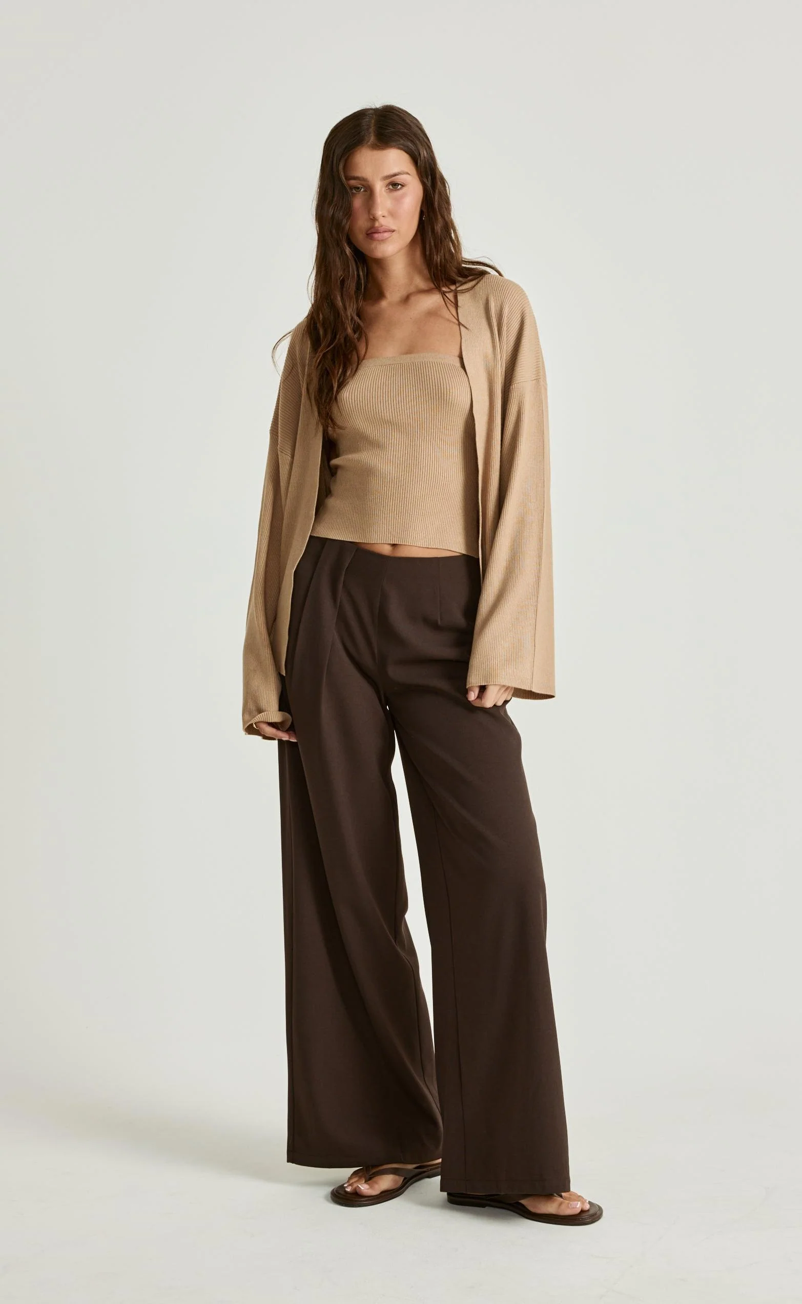 Monet Cardigan (Dark Sand) - Image 6