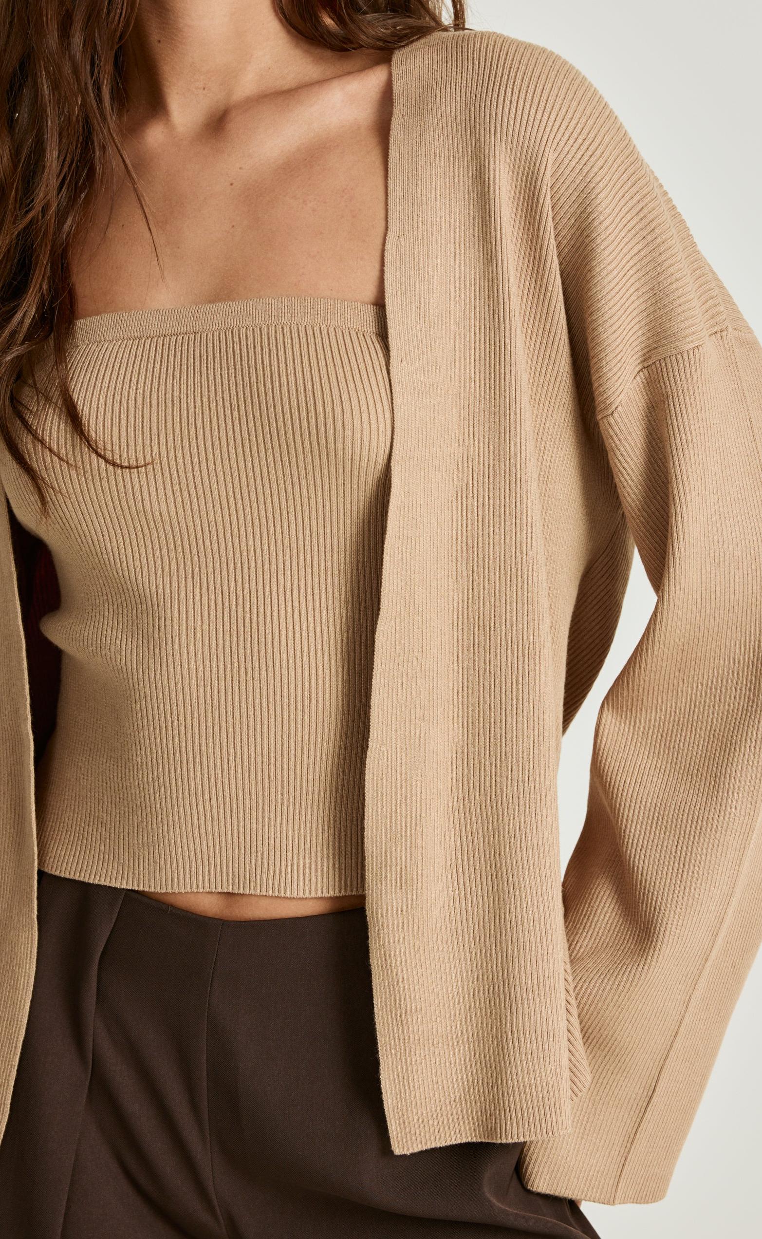 Monet Cardigan (Dark Sand) - Image 7