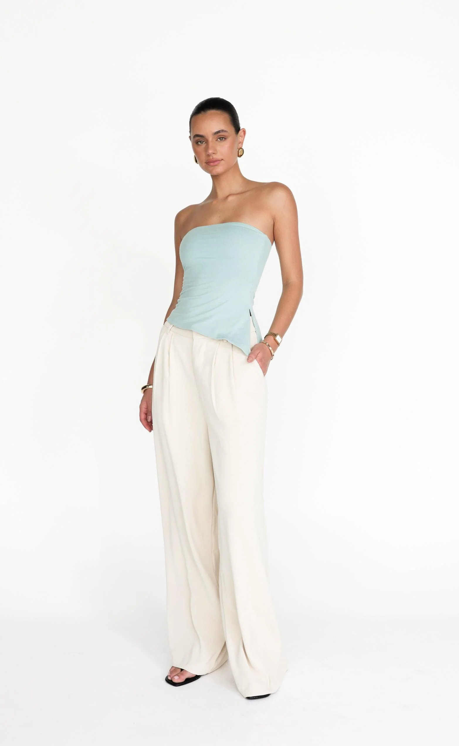 Monique Strapless Top (Azure) - Image 6