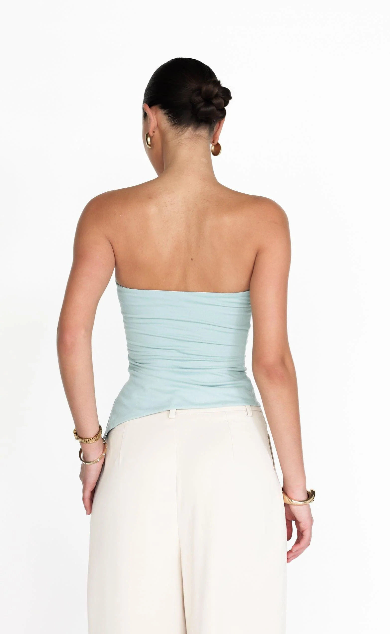 Monique Strapless Top (Azure) - Image 8