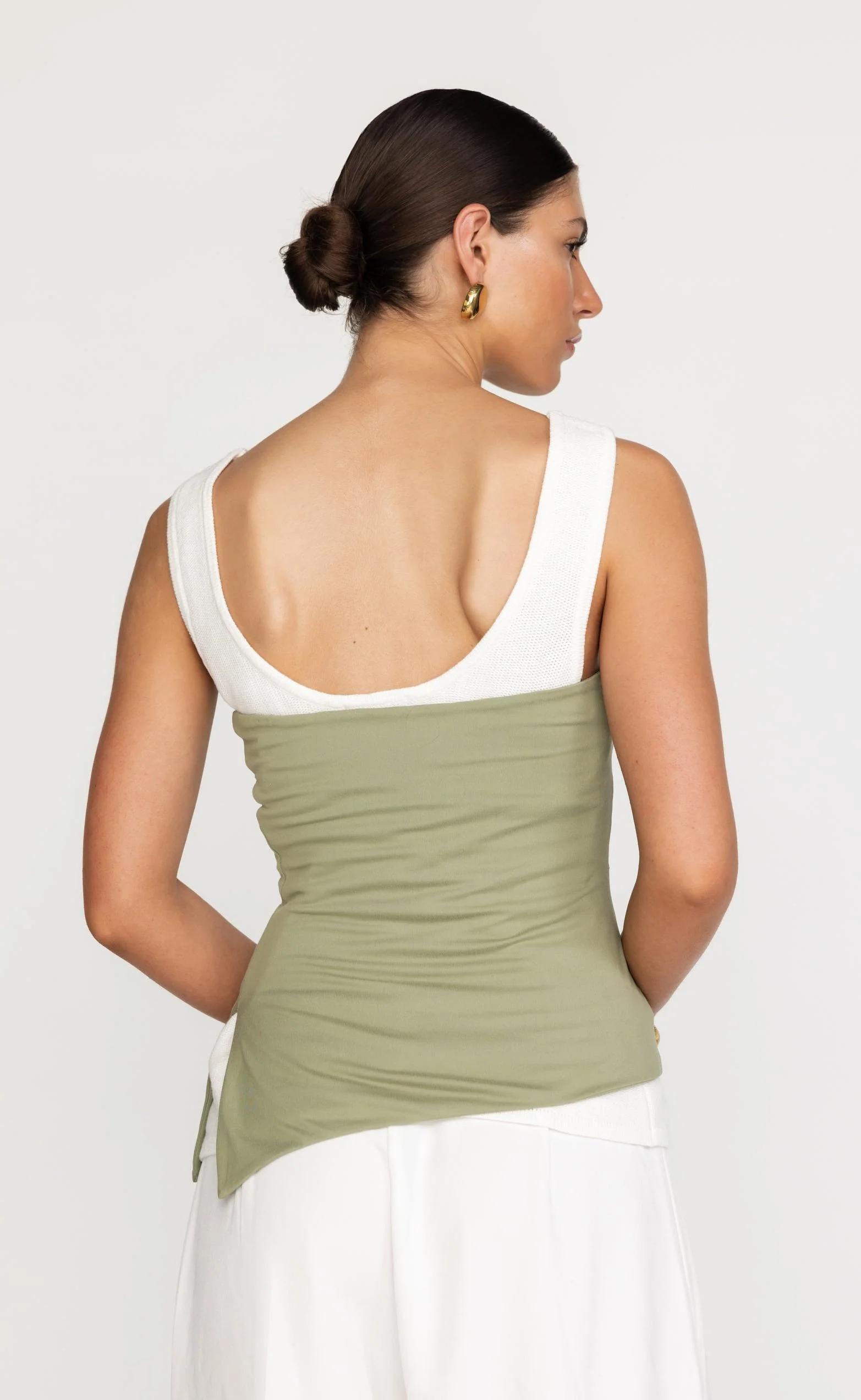 Monique Strapless Top (Pistachio) - Image 3