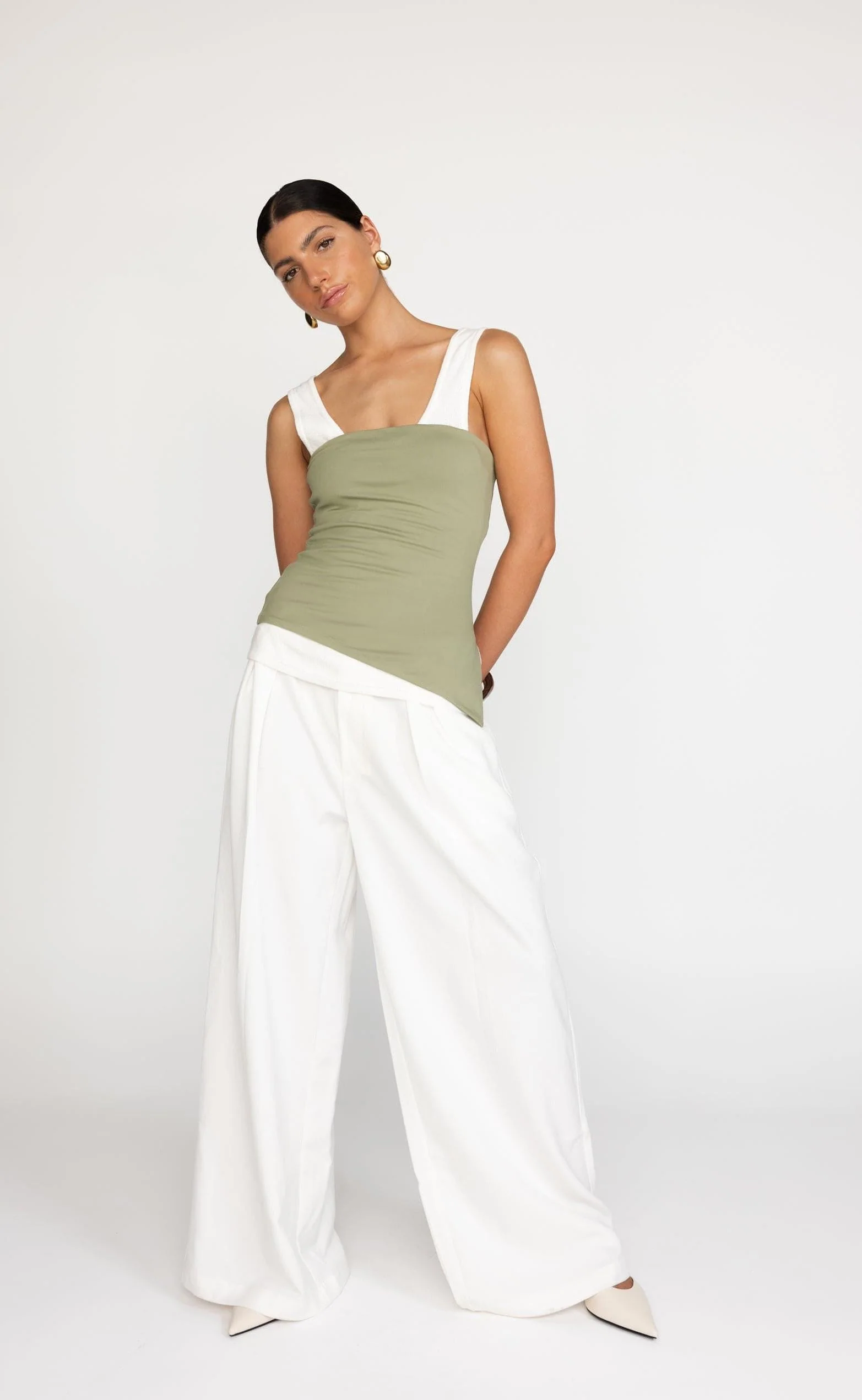 Monique Strapless Top (Pistachio) - Image 5