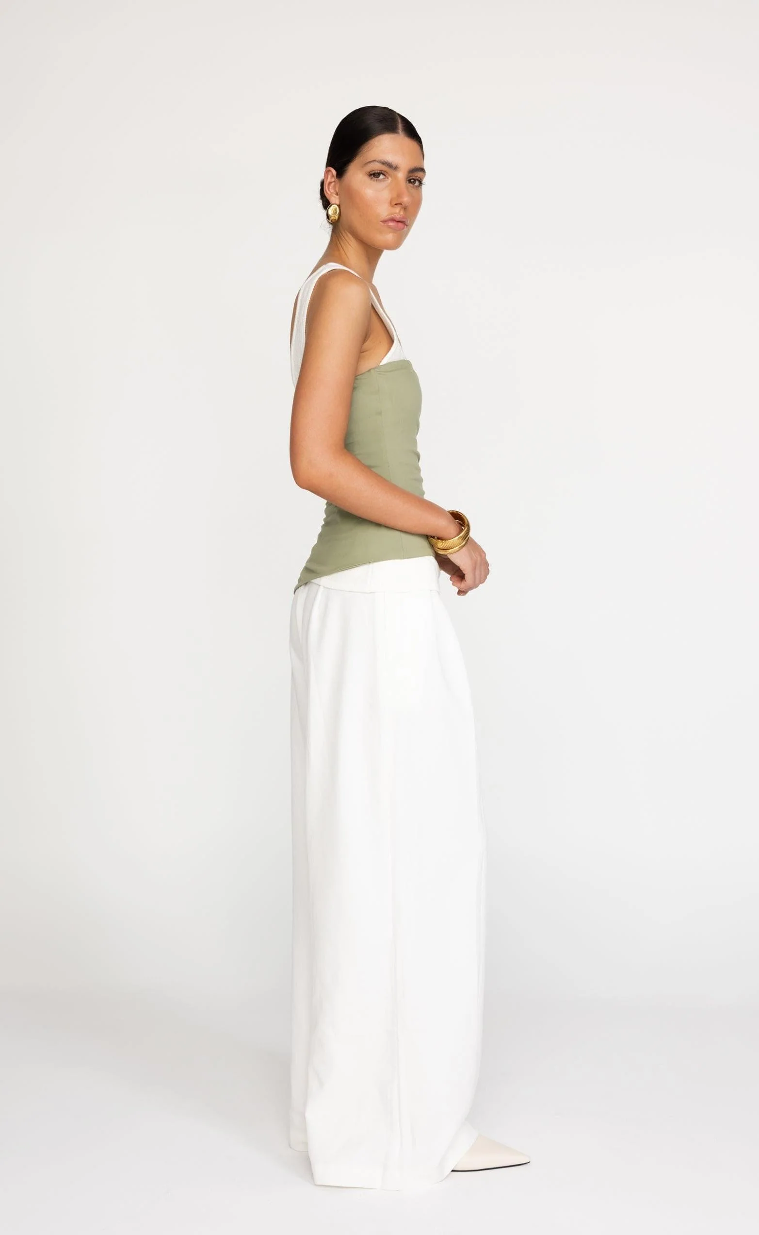 Monique Strapless Top (Pistachio) - Image 8