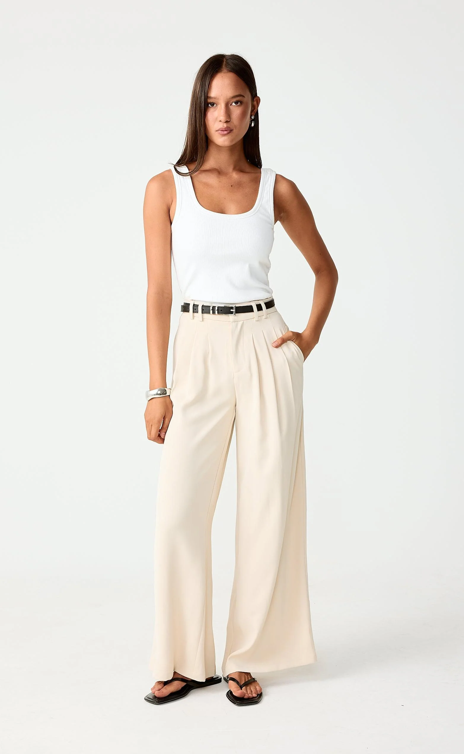 Moonlight Pants (Petite) (Oat) - Image 3
