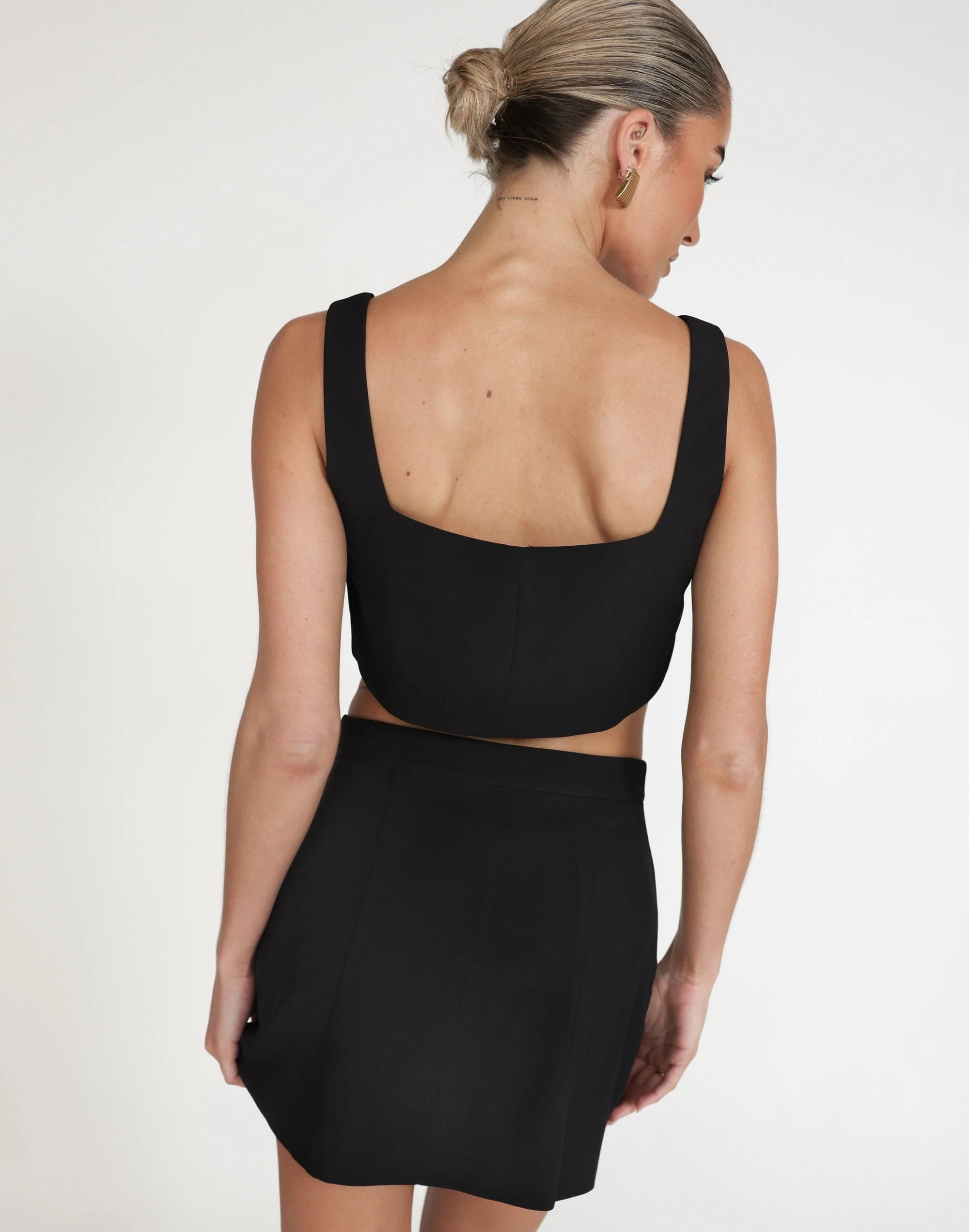 Myza Mini Skirt (Black) - Image 5