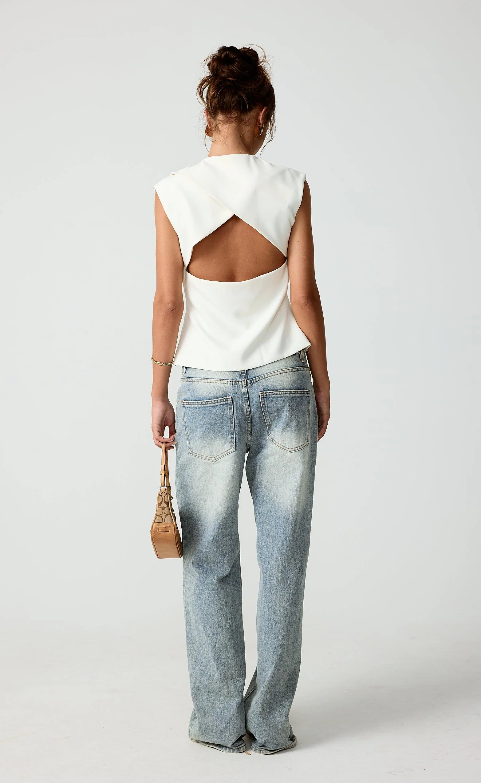 Nanette Top (Cream) - Image 2
