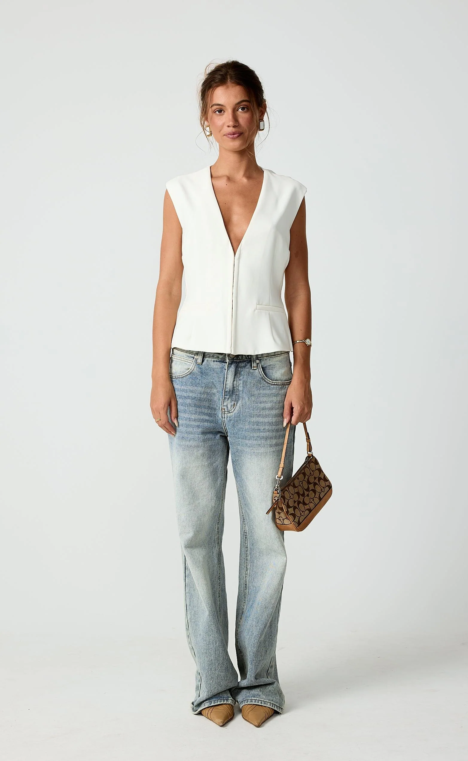 Nanette Top (Cream) - Image 3