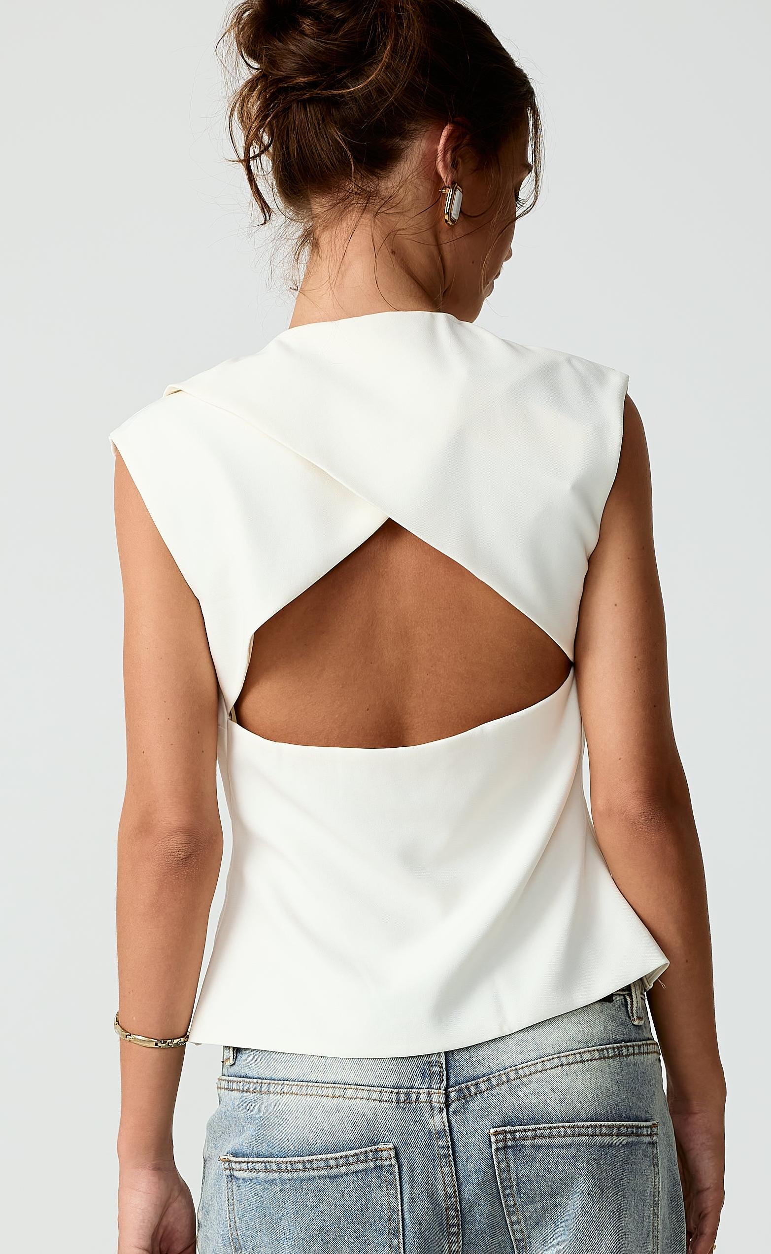 Nanette Top (Cream) - Image 8
