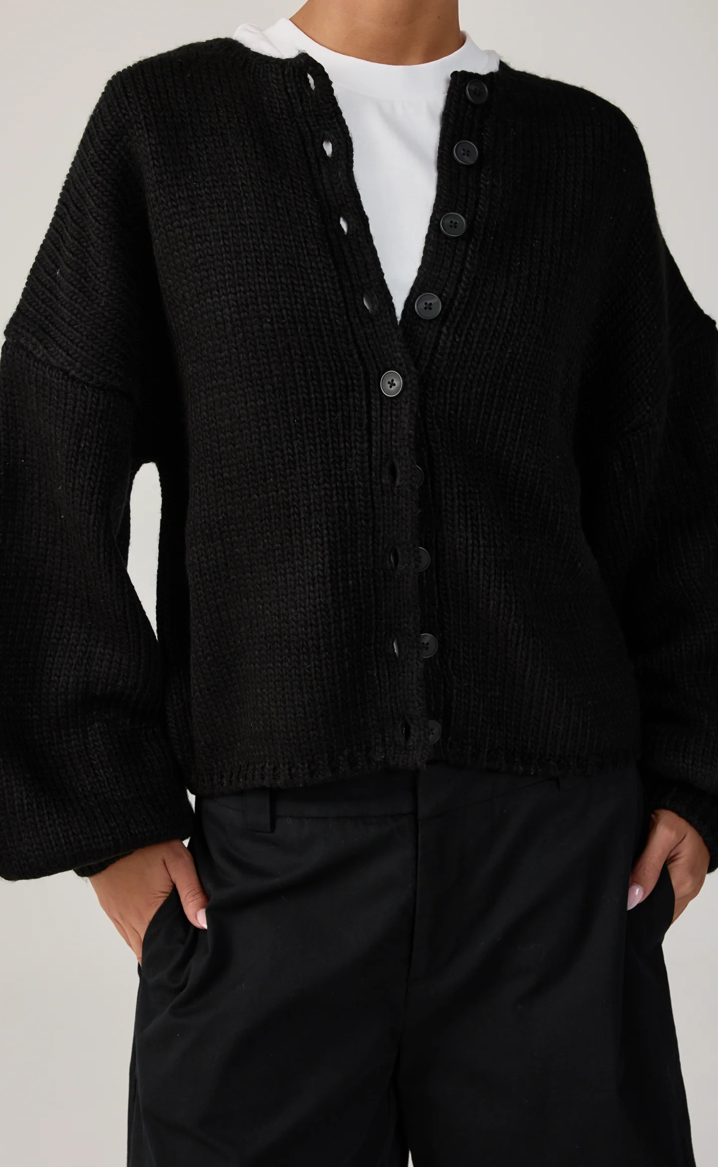 Nash Cardigan (Black) - Image 6