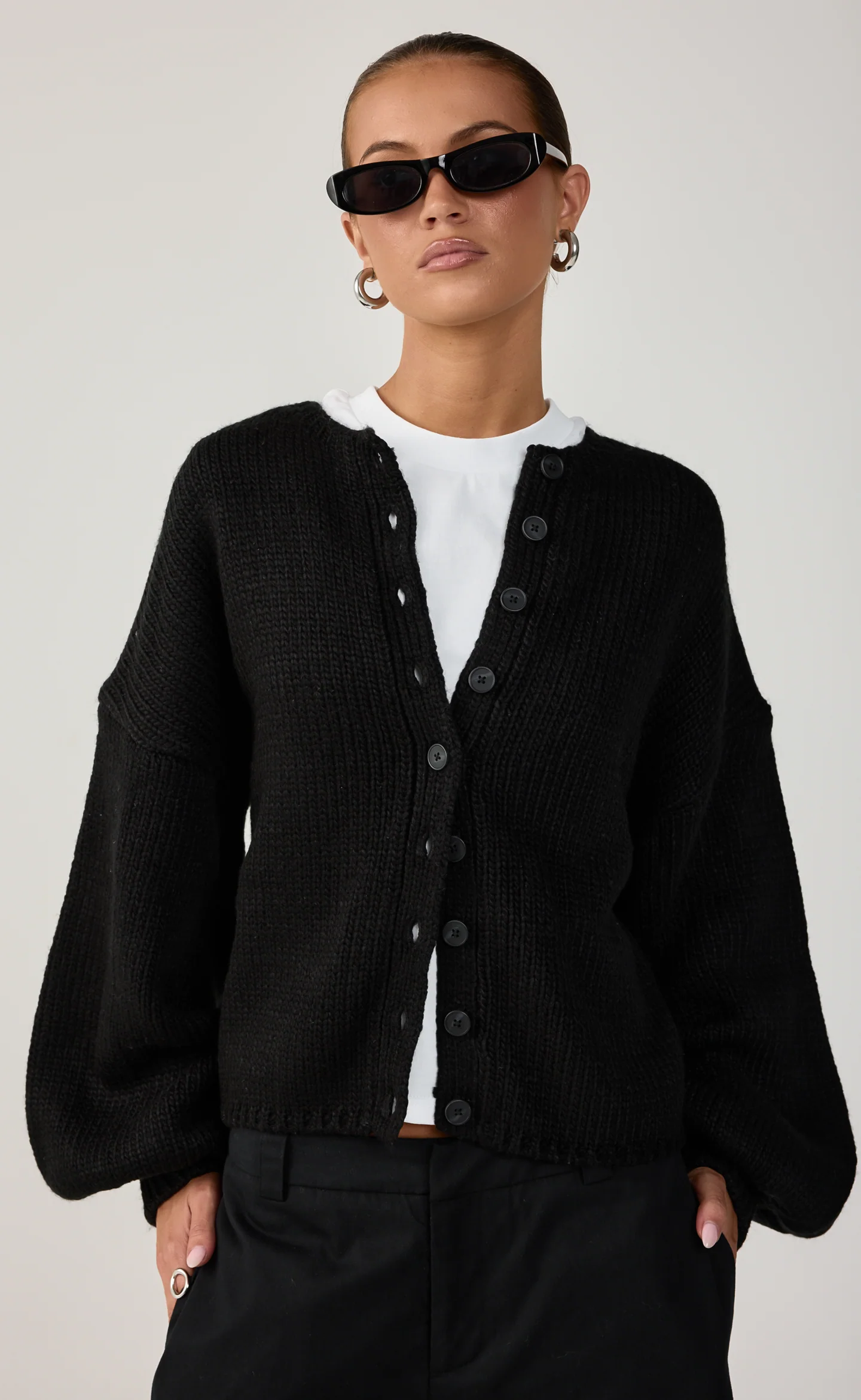 Nash Cardigan (Black) - Image 7