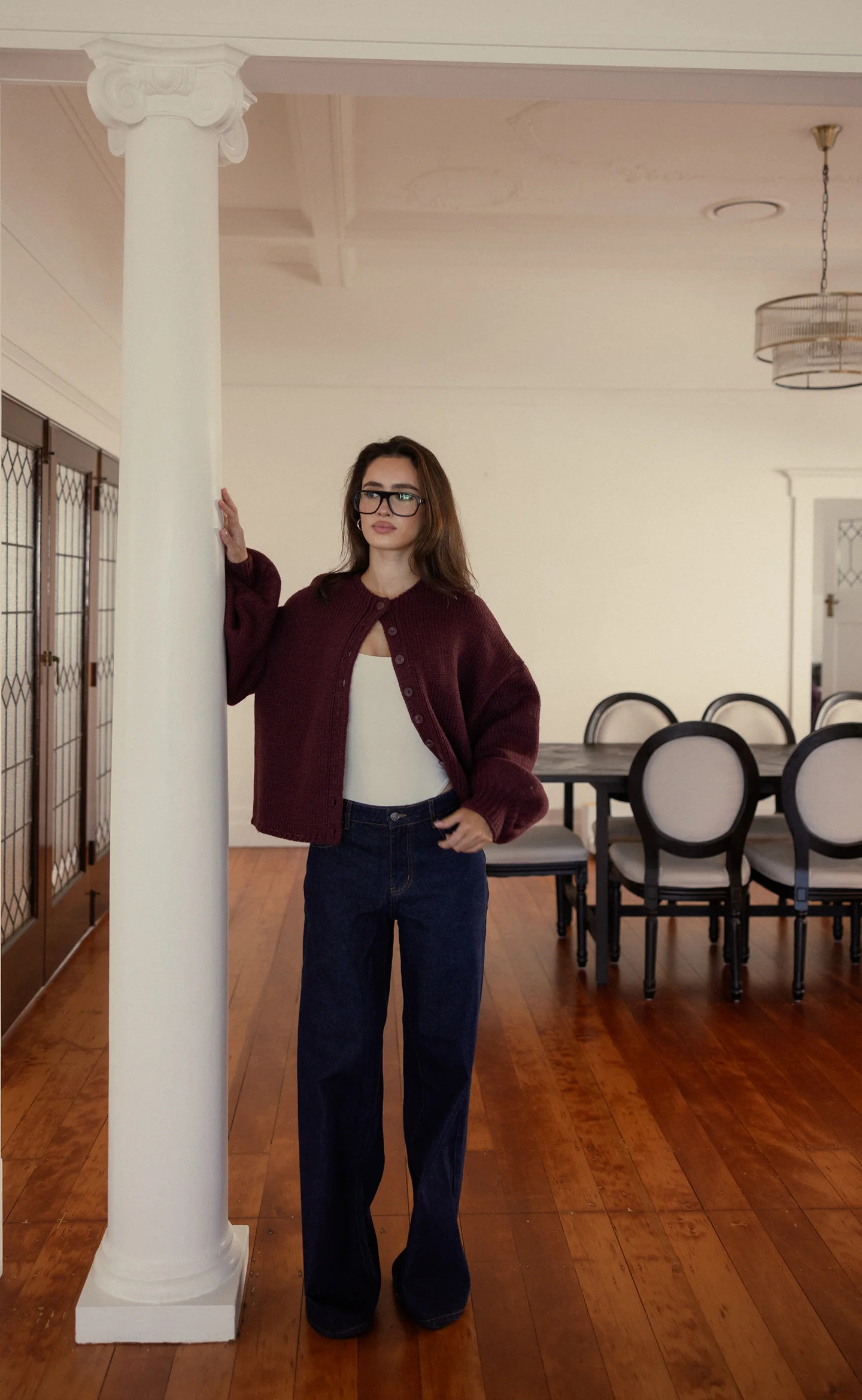 Nash Cardigan (Plum) - Image 4
