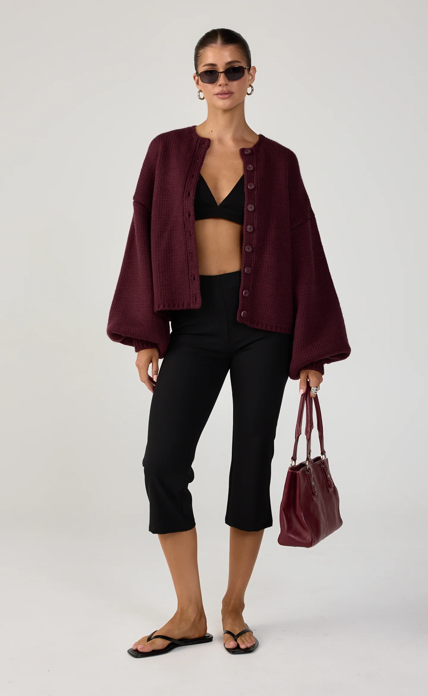 Nash Cardigan (Plum) - Image 6