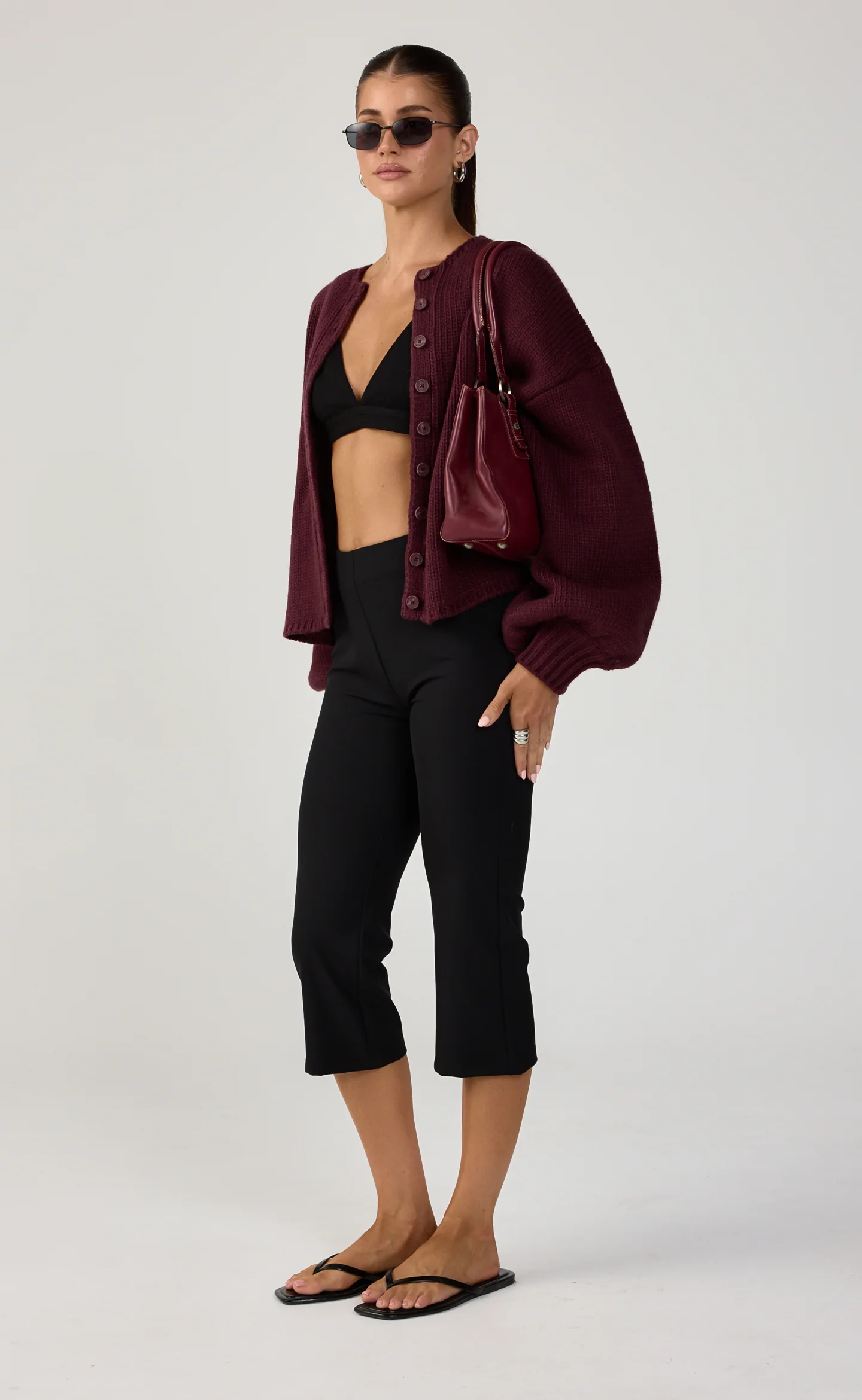 Nash Cardigan (Plum) - Image 8