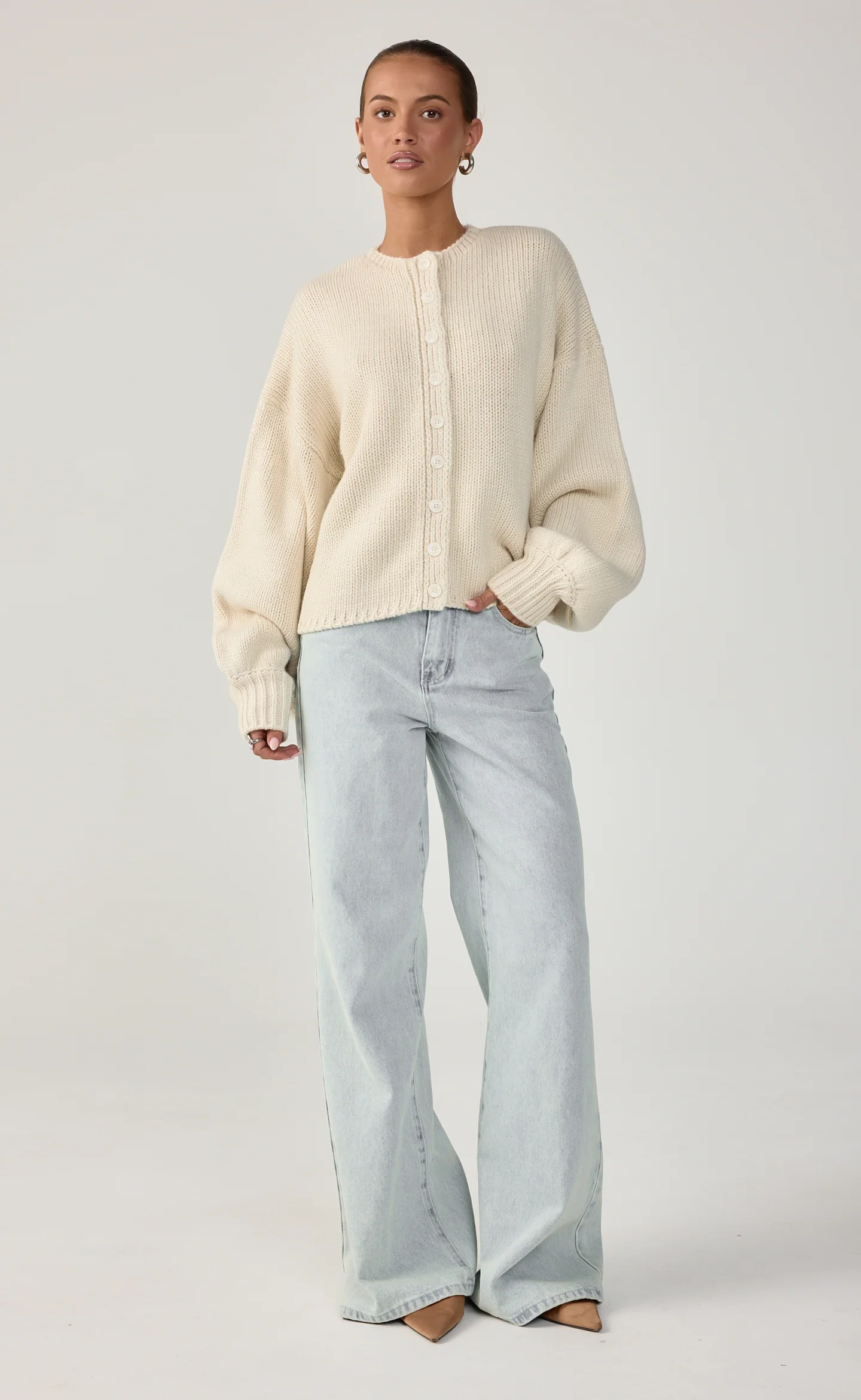 Nash Cardigan (Off White) - Image 2