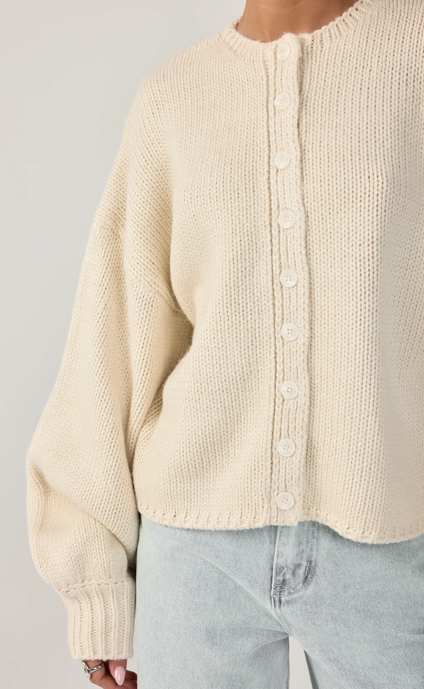 Nash Cardigan (Off White) - Image 5