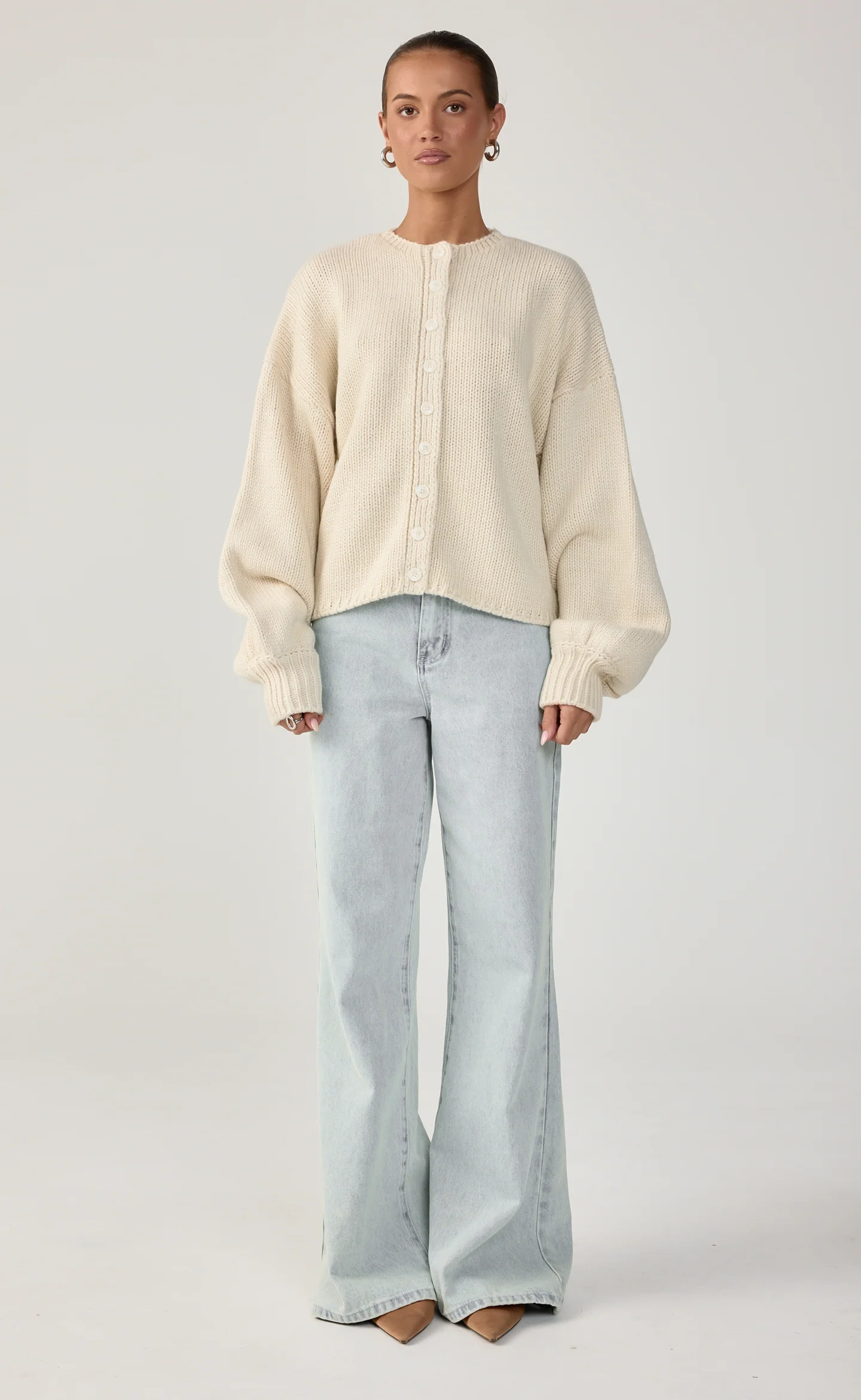 Nash Cardigan (Off White) - Image 7