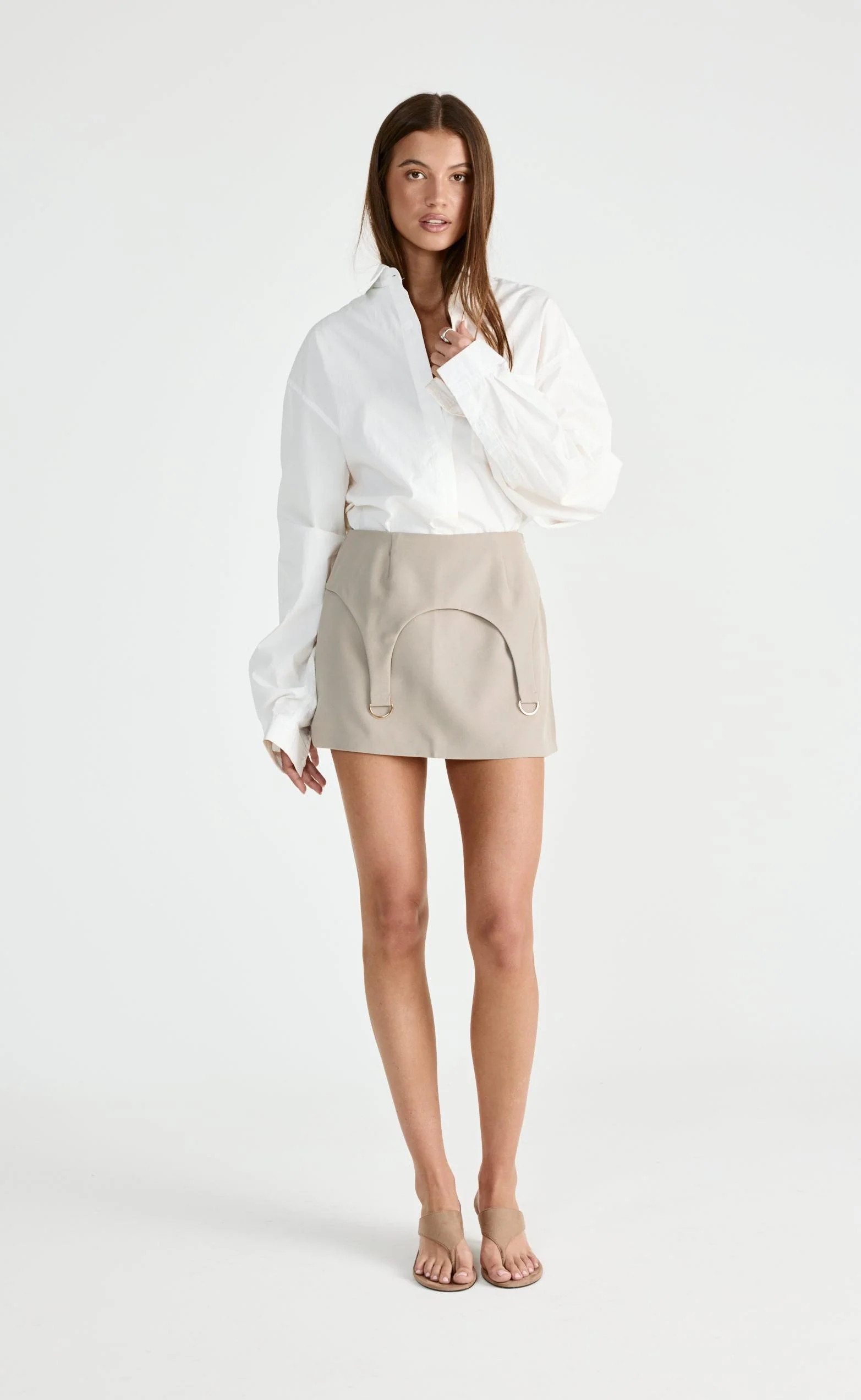 Nebula Mini Skirt (Pebble) - Image 6
