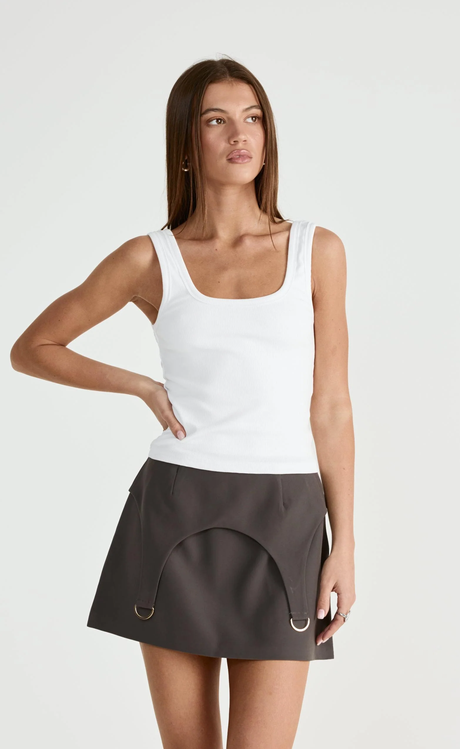 Nebula Mini Skirt (Slate) - Image 4