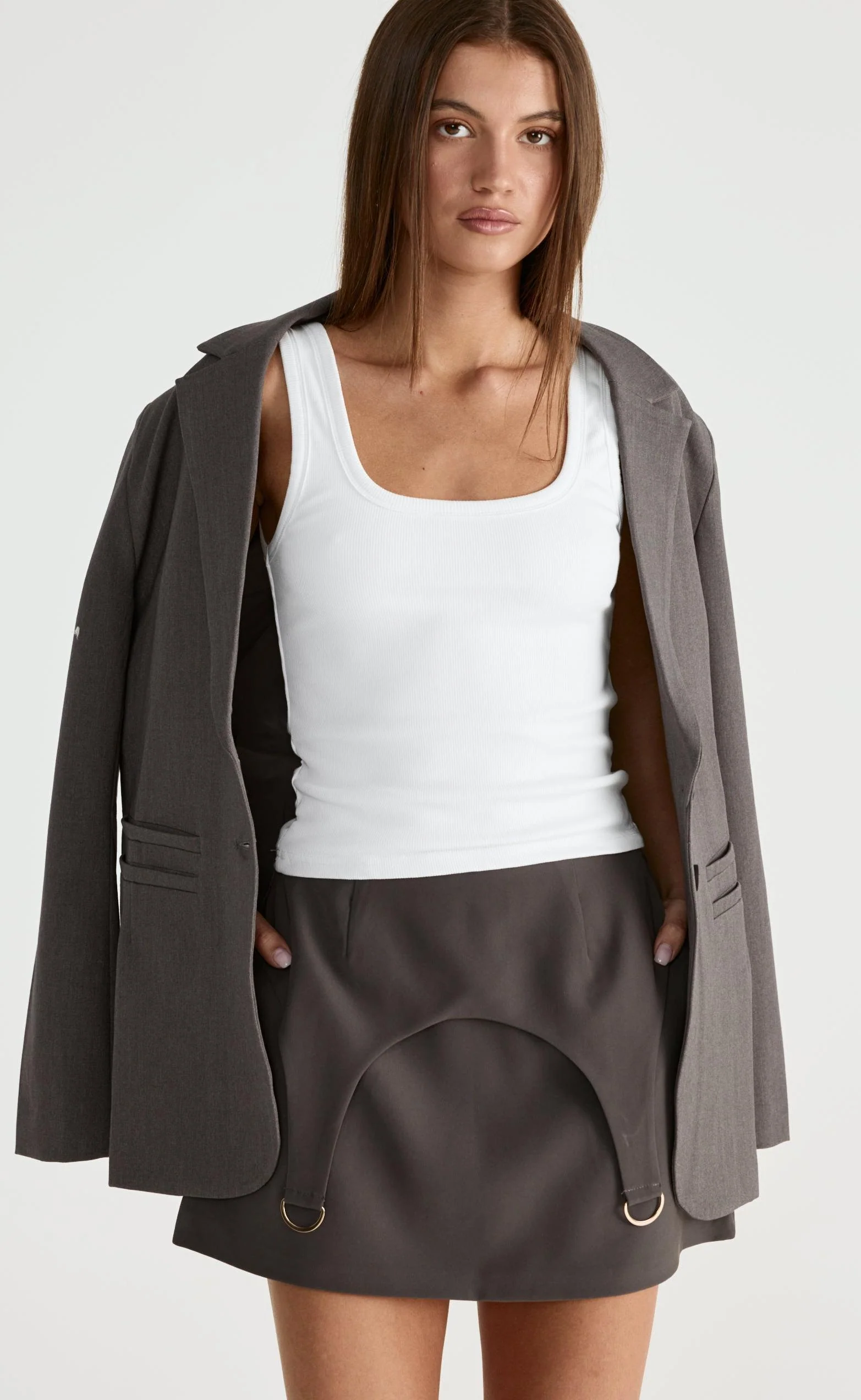 Nebula Mini Skirt (Slate) - Image 6