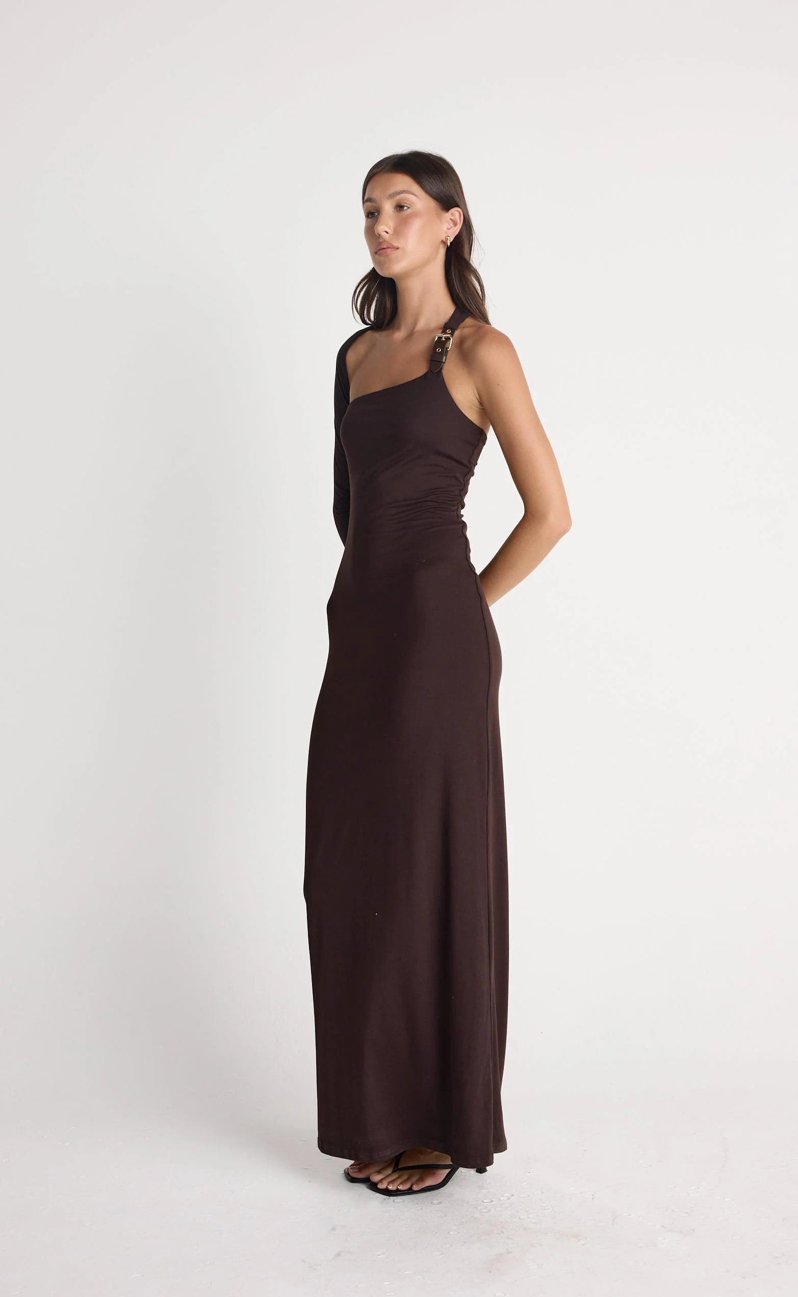 Nelson Maxi Dress (Chocolate) - Image 8