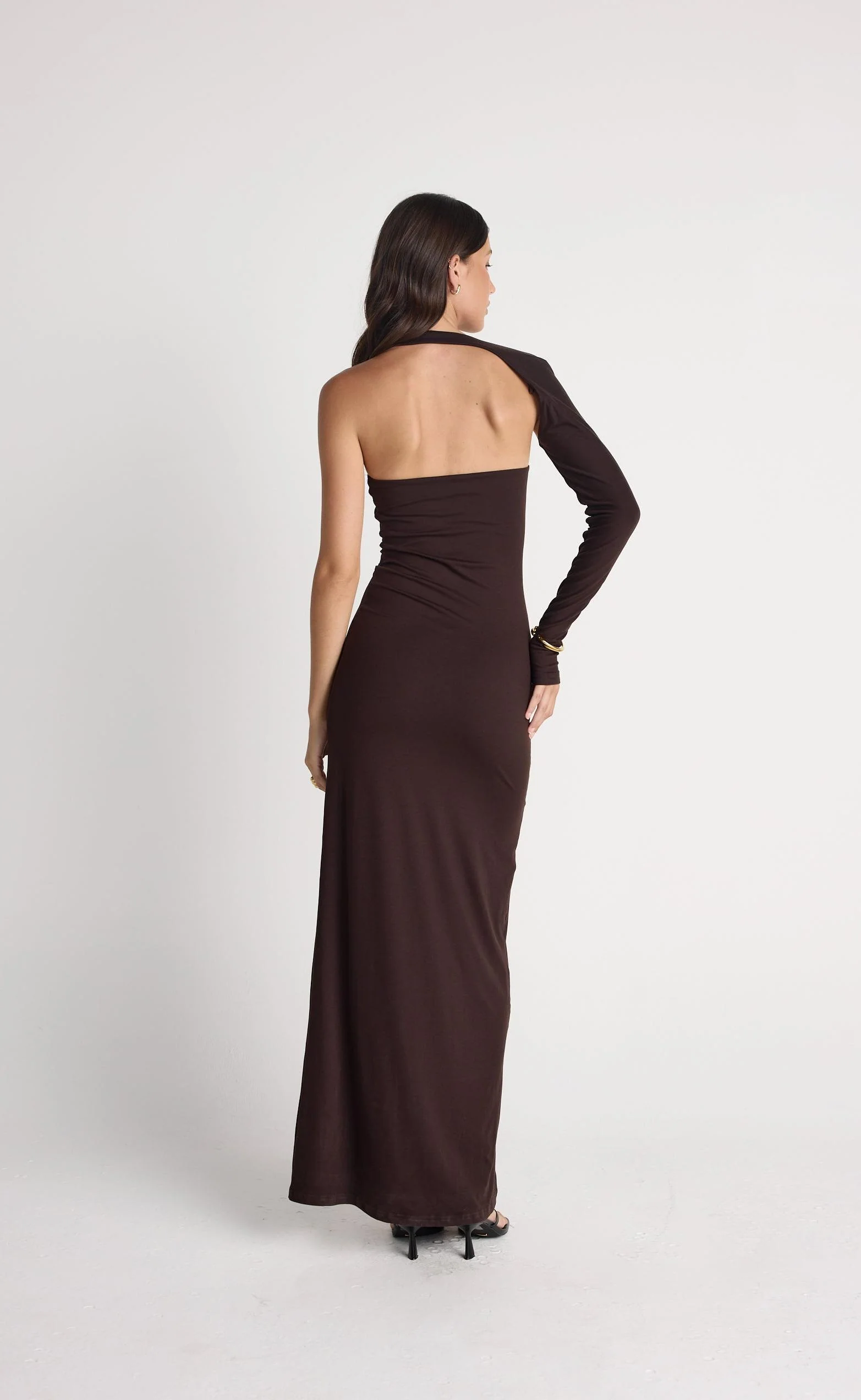 Nelson Maxi Dress (Chocolate) - Image 9