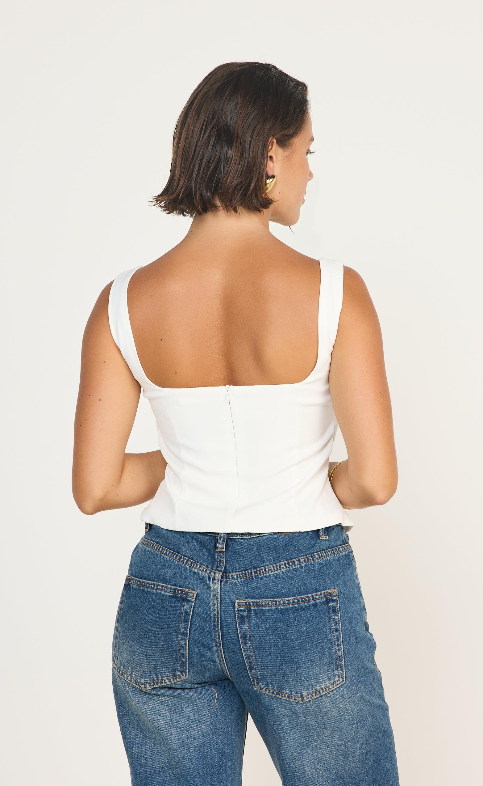 Nerissa Top (White) - Image 3