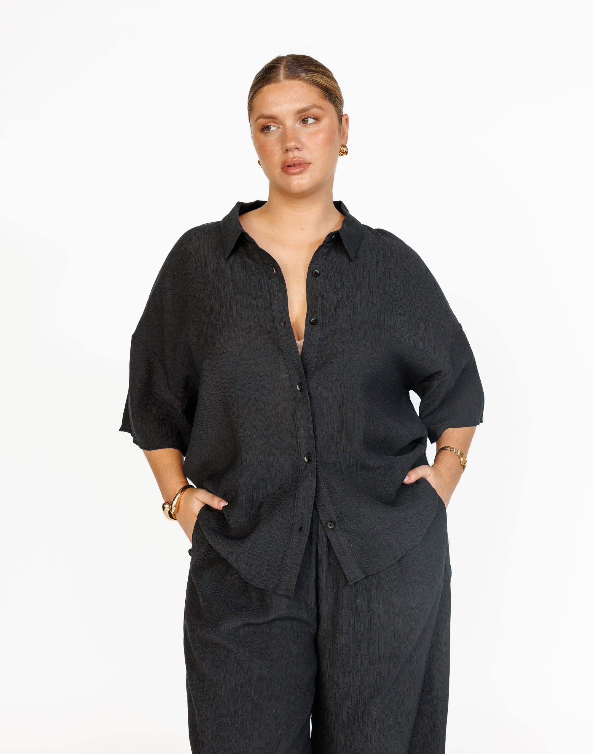 Niesha Shirt (Black) - Image 2