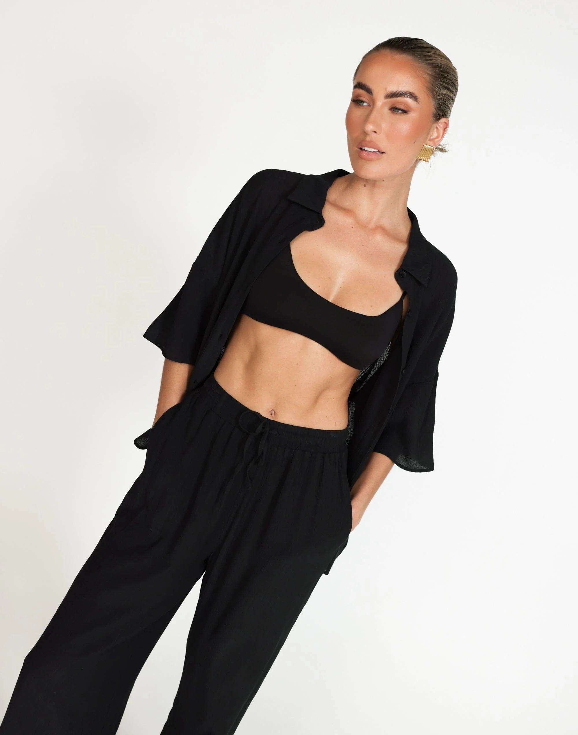 Niesha Shirt (Black) - Image 3