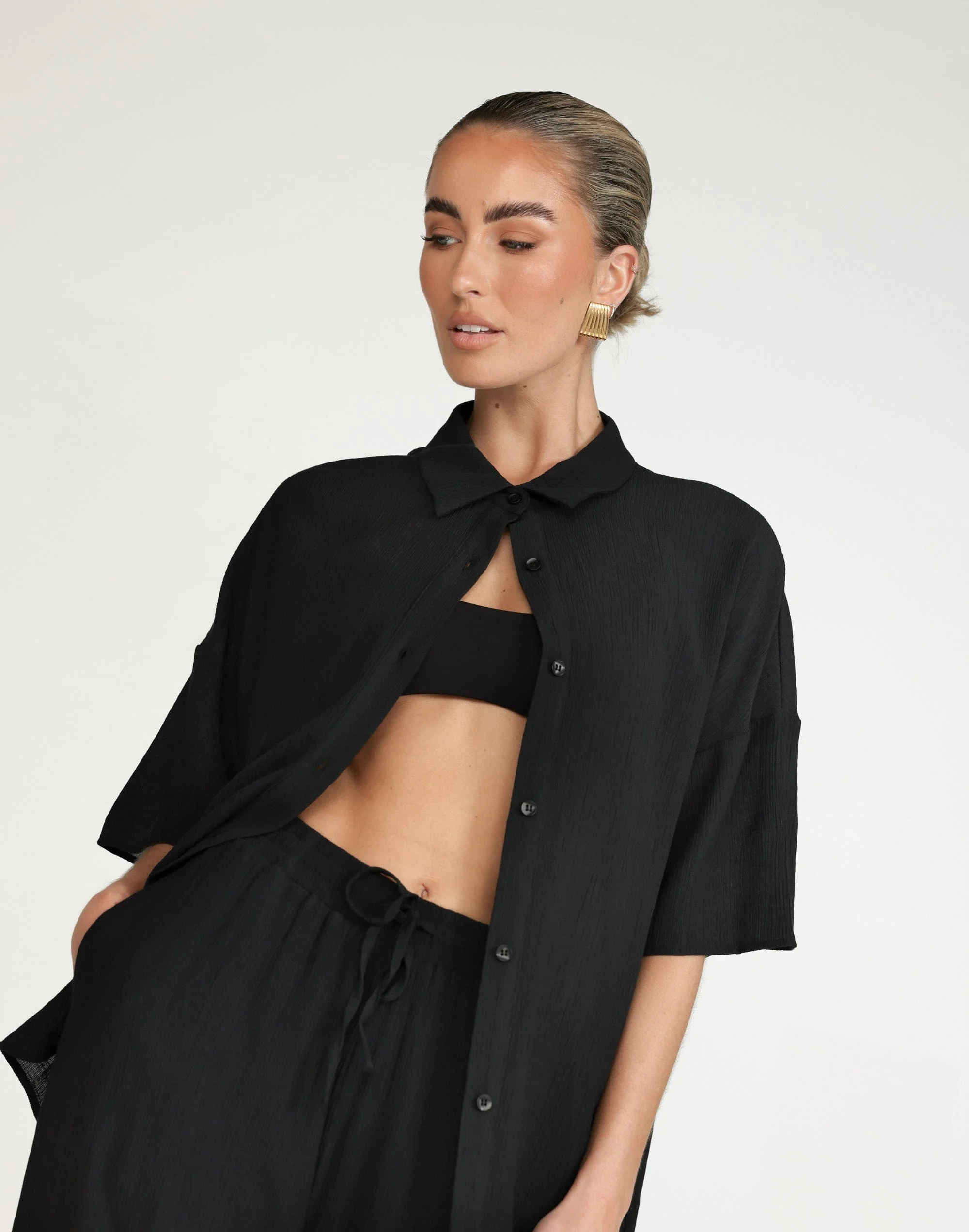 Niesha Shirt (Black) - Image 6